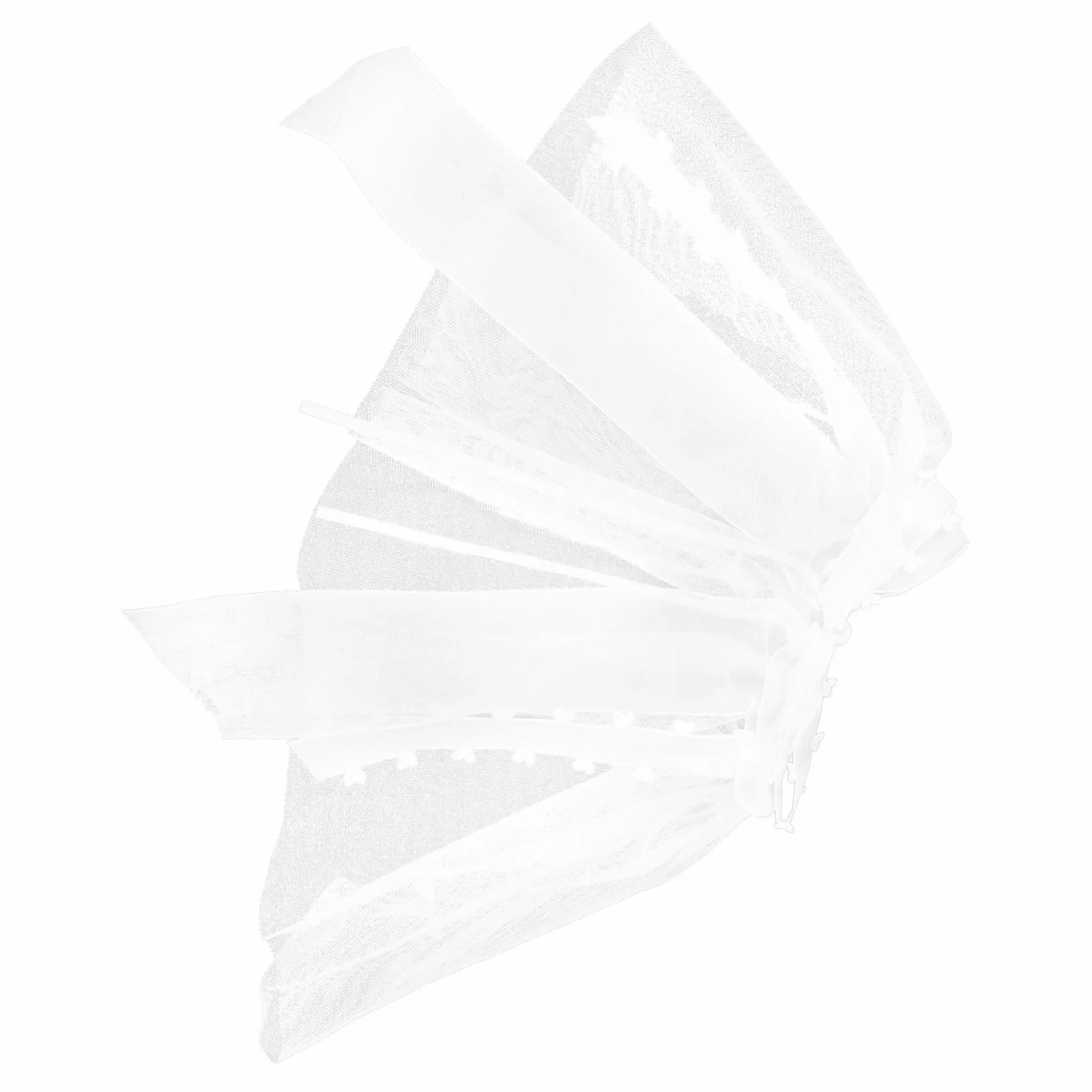 Velo da Sposa per Animali Domestici Fiocco per Gatto Copricapo Accessorio per Cane Matrimonio con Clip