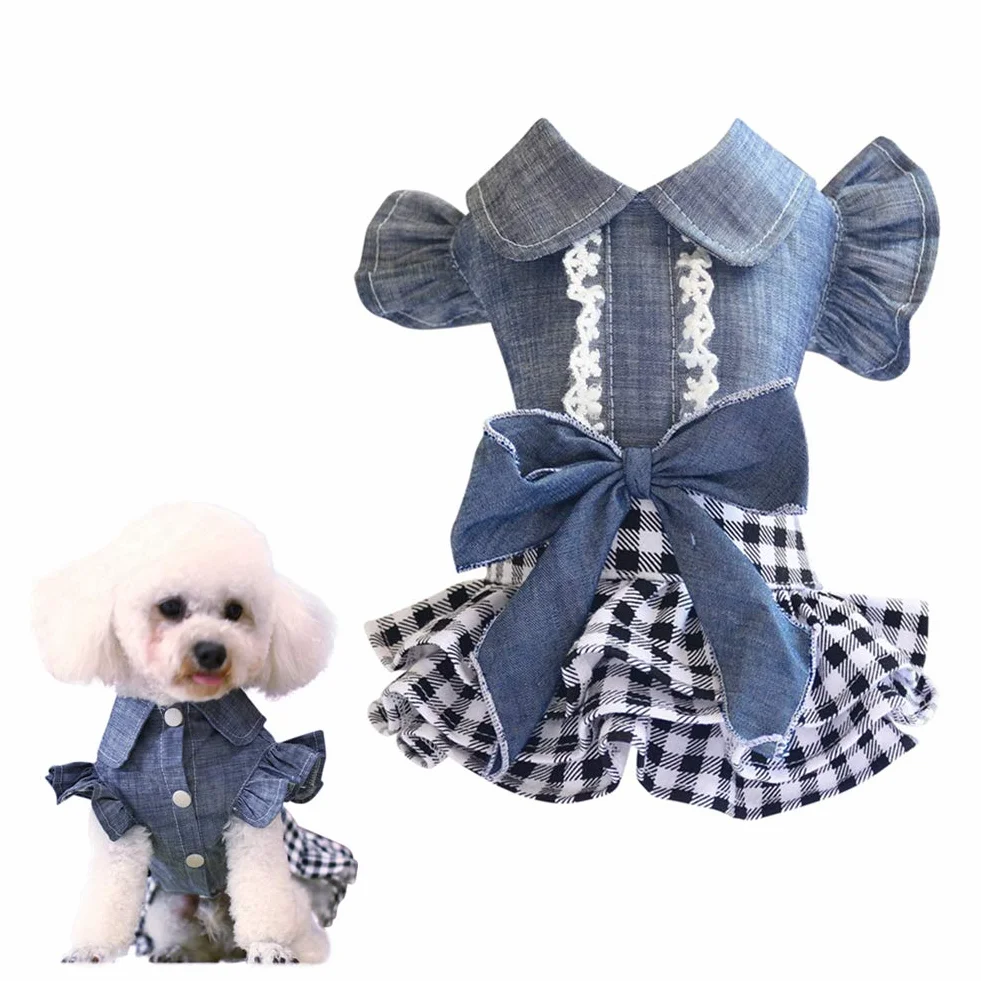 Vestito da Cane Abito da Sposa per Cani Taglia Piccola Estate Cucciolo