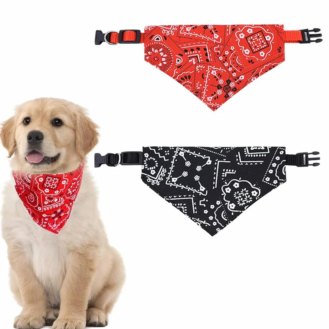 Regolabile Bandana Triangolo per Animali Domestici, Bandana Cane Sciarpa, Accessori per Cane Gatto