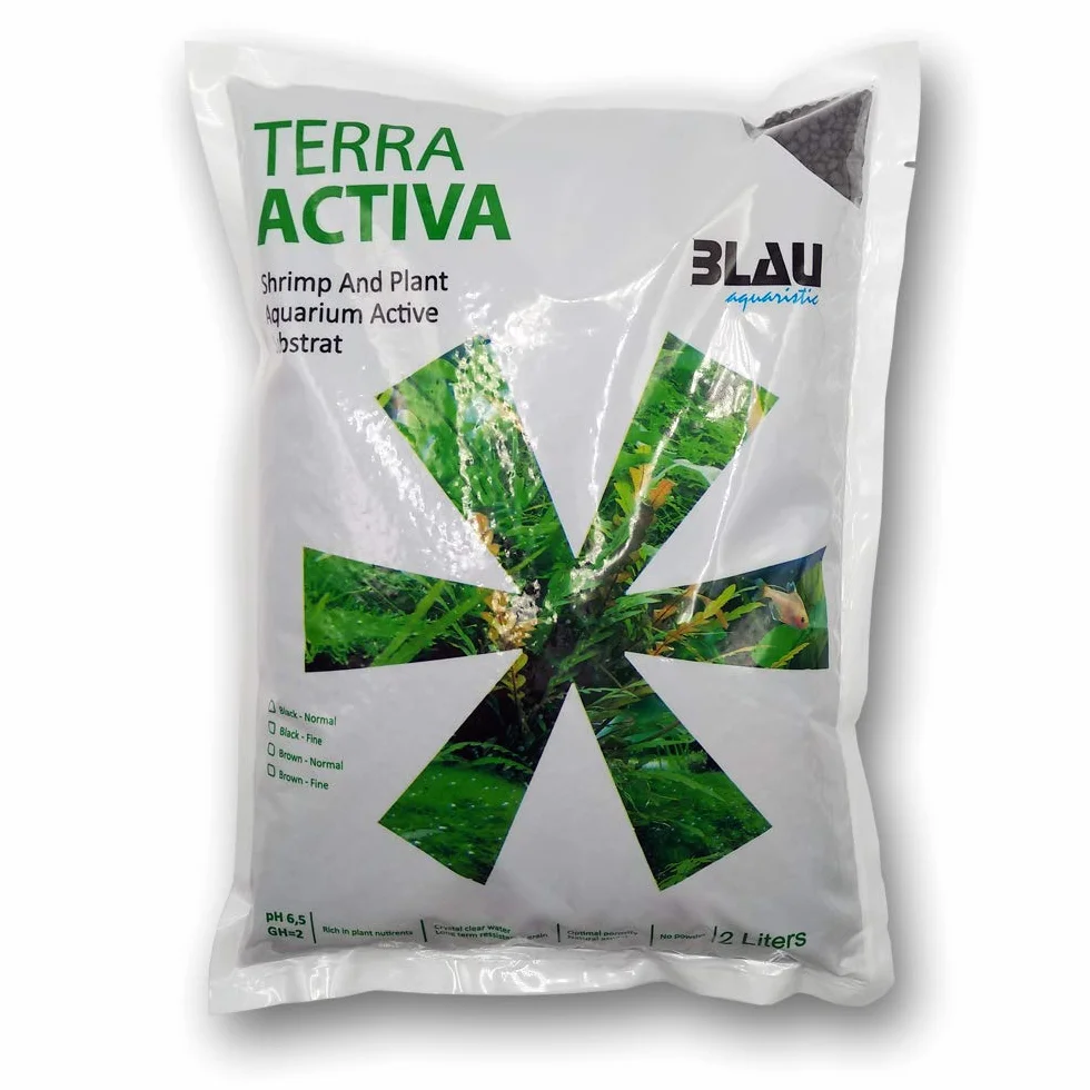 Blau Aquaristic 7740006 Terra Attiva Black Fine 2L