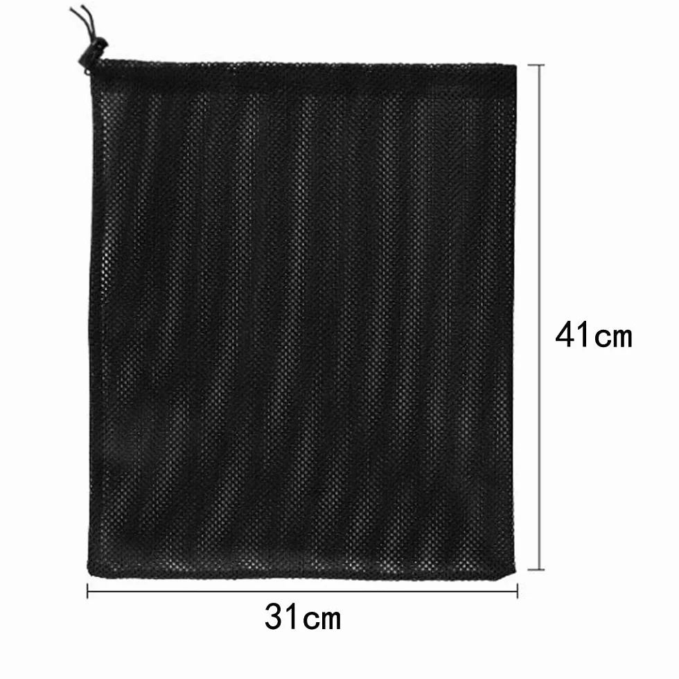 Borsa per pompa, sacchetto a rete per filtro della pompa, sacchetto per filtro per pompa per laghetto, accessori per filtri per pompa dell'acqua per uso domestico (41 x 31 cm, nero)