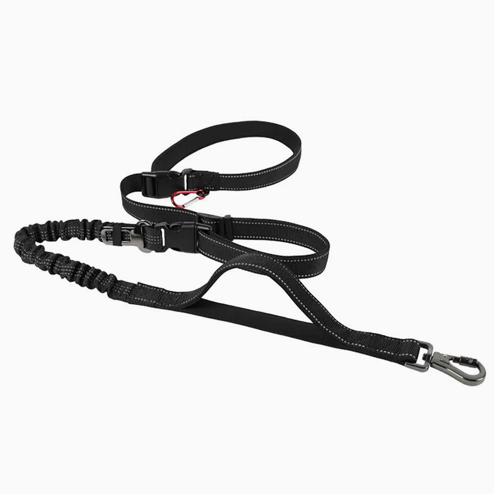 Guinzaglio Per Cani Guinzaglio Cane Gatti Coulisse Gancio (Black,2.5x140cm-195cm)