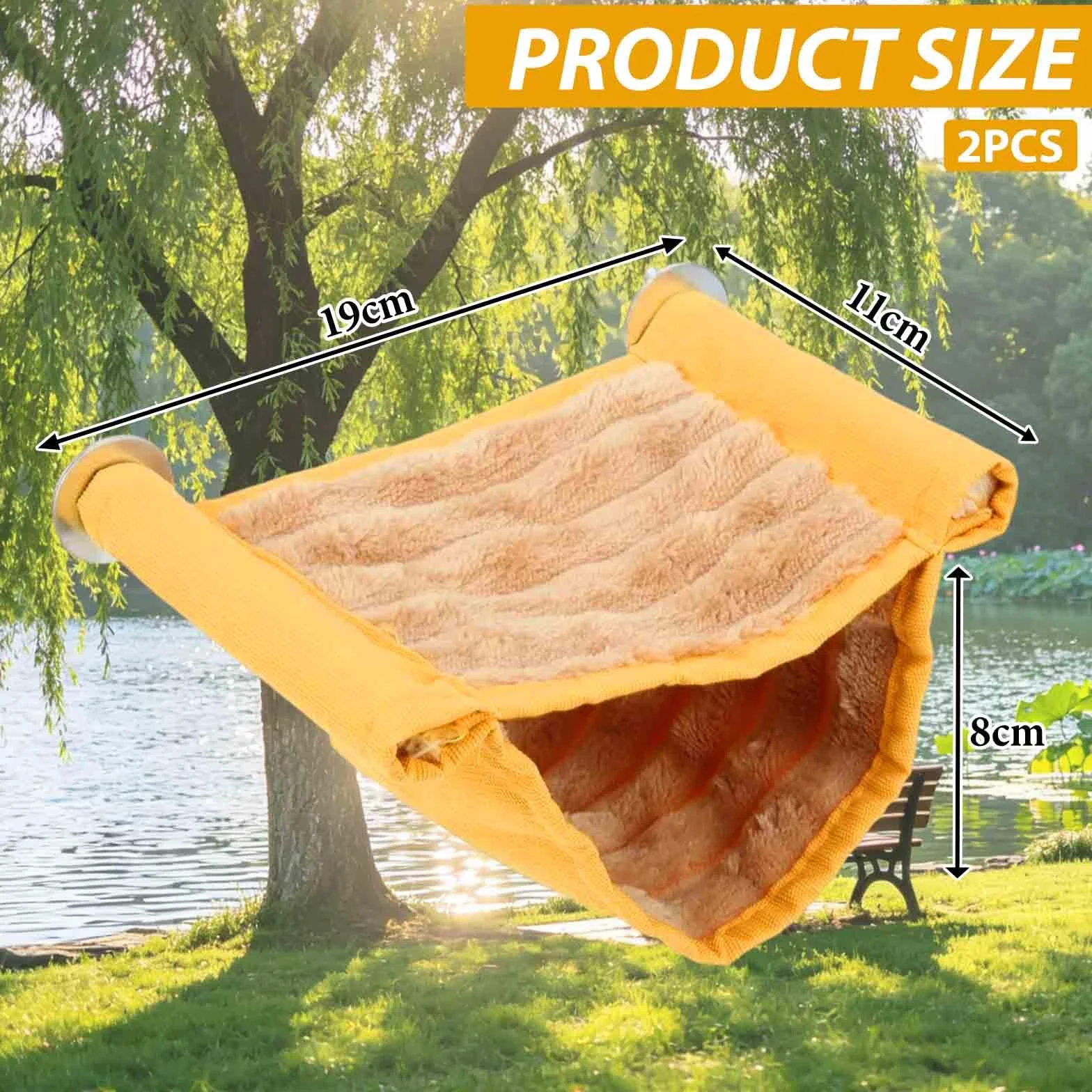 Amaca Uccello Letto A Castello, Nido Cocorite Caldo Per Gabbia, Accessori Per Cocorite E Piccoli Uccelli, Luogo Di Riposo Confortevole, Giallo