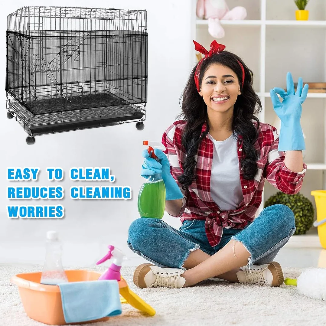 JEYORZY 1 copertura universale per gabbia per uccelli, copertura per gabbia, copertura a rete, copertura a rete regolabile per gabbie per pappagalli e altri uccelli, circonferenza regolabile 140-220cm
