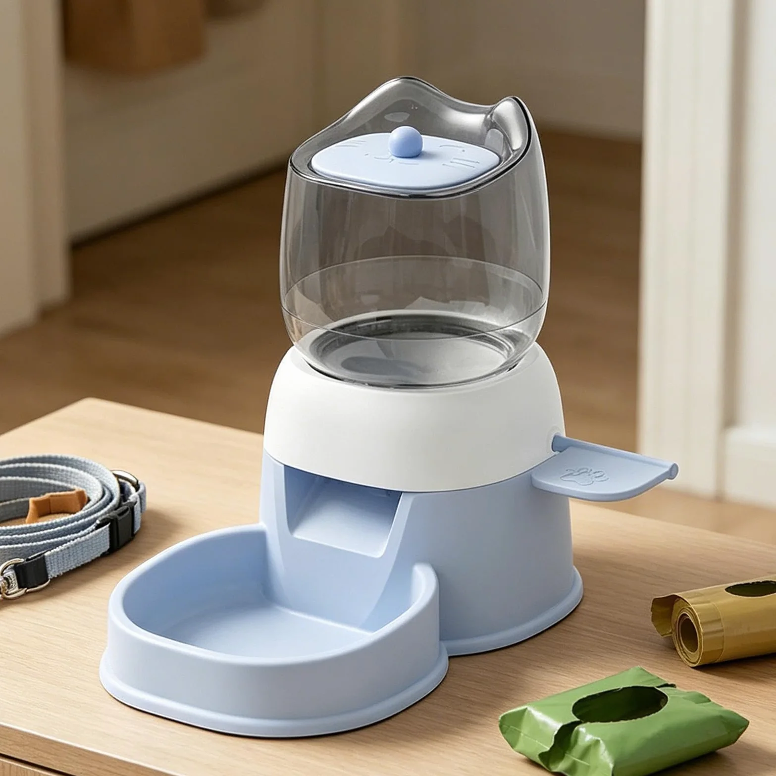 Mangiatoie Automatiche Gatti 2 L, Attivazione a Pedale, Grande Capacità | Dispenser di Cibo Autoalimentante Gatti per Taglie Piccole, Medie e Grandi, Alimentazione, , Calma e Addestramento