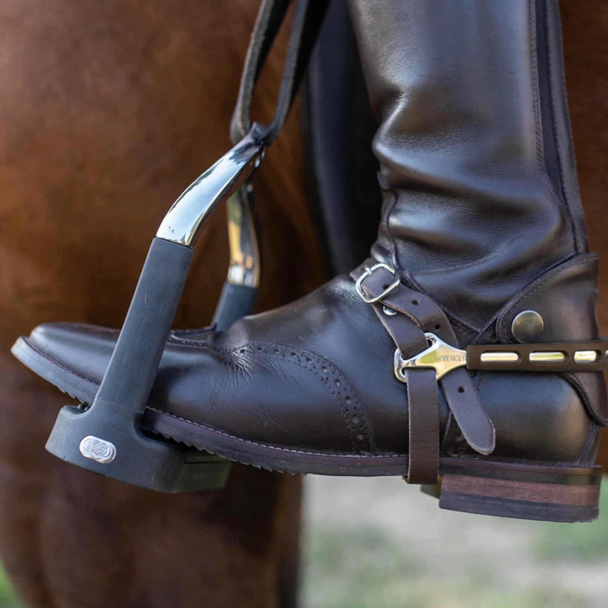Sprenger - Ultra Fit Extra Grip Spurs with Round Rowel