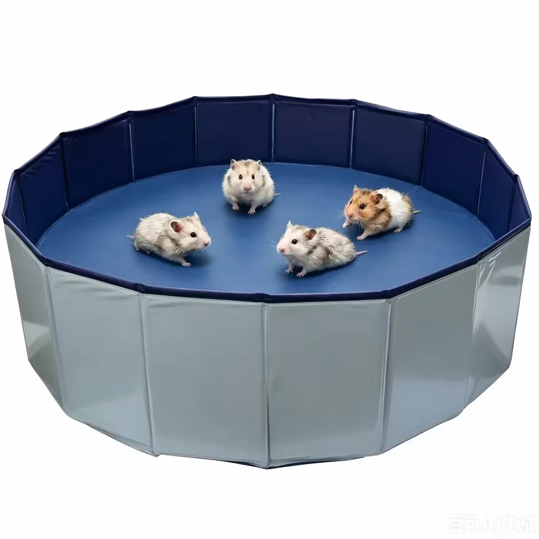 Recinto per piccoli animali da esterno 100x30 cm impermeabile pieghevole vasca da bagno portatile