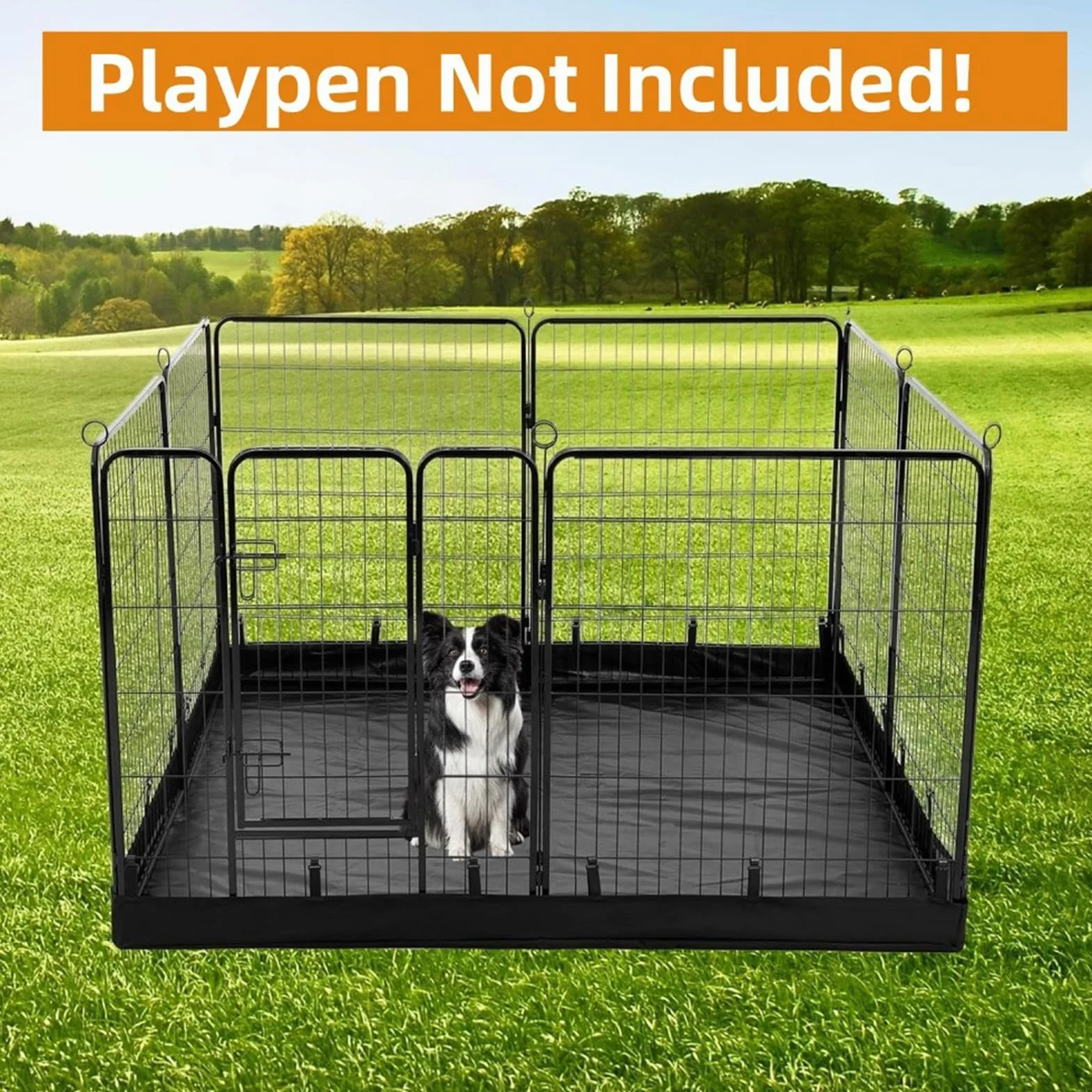 Tappetino per gabbia per cuccioli, impermeabile, antiscivolo, lavabile, fodera per gabbie per cani, tappetino per cuccioli, tappetino per addestramento pulito e parto, protezione per il pavimento per