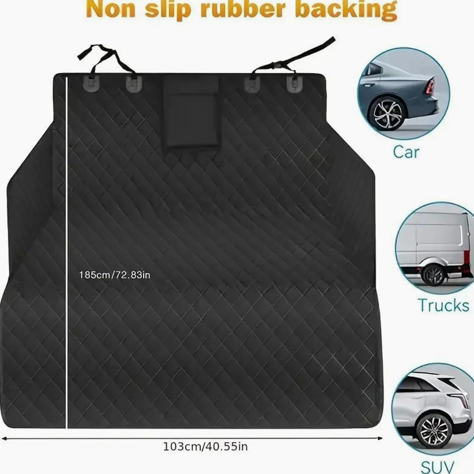 Telo Auto per Cani Protezione Bagagliaio Copertura, per Opel Vauxhall Mokka B A/Mokka-e B A 2013-2024 2025 Universale Antiscivolo Impermeabile Lavabile Durevole