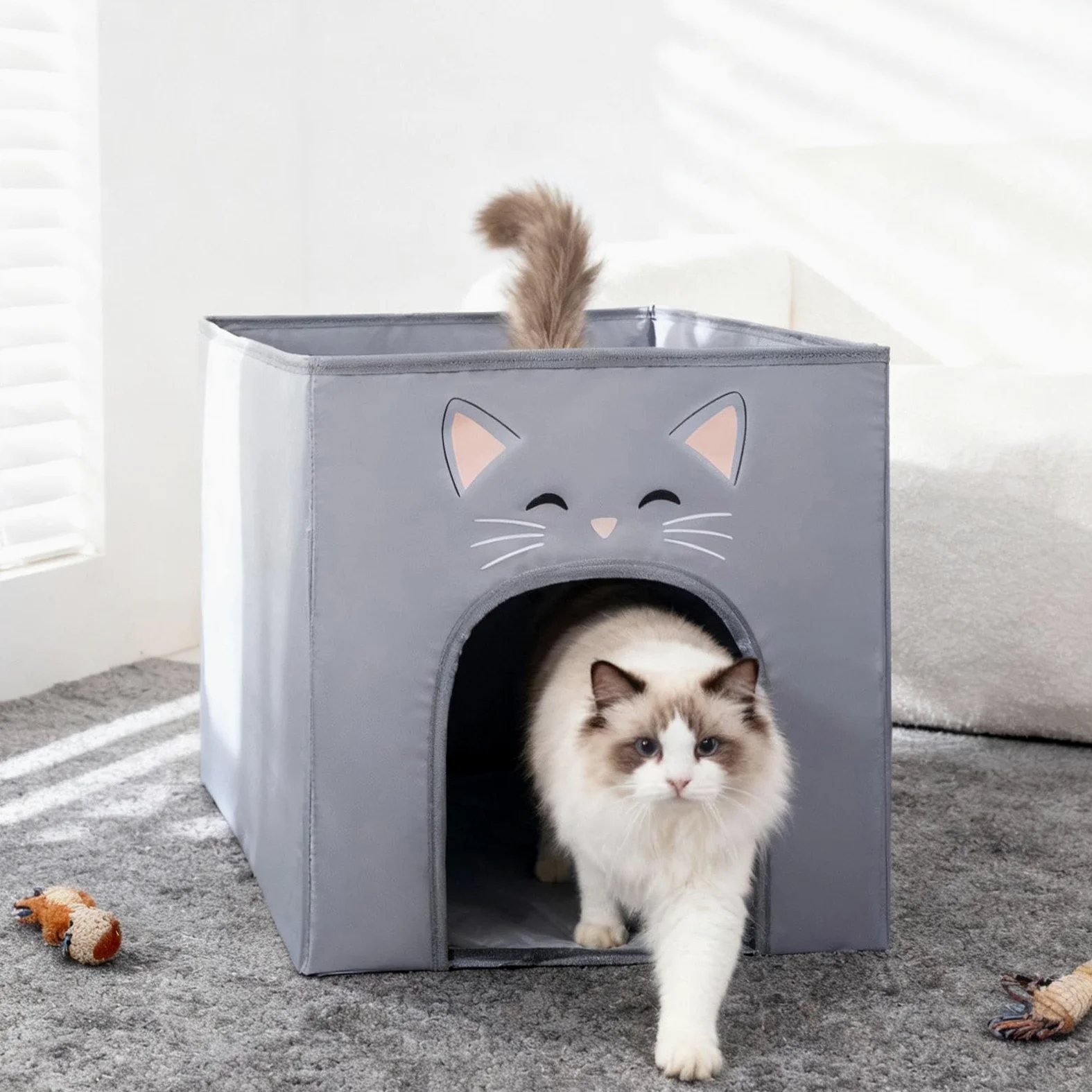 Lettiera portatile per gatti, pieghevole, portatile, a prova di perdite | Lettiera per gatti per gatti e interni, all'aperto a casa, in viaggio, in camper e in auto, in campeggio e in hotel