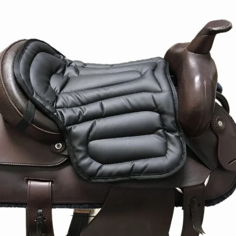 a Sella a Cavallo, a Cavallo Che Assorbiva Il Cuscino Smorzamento della Sella per Ballo Equestre