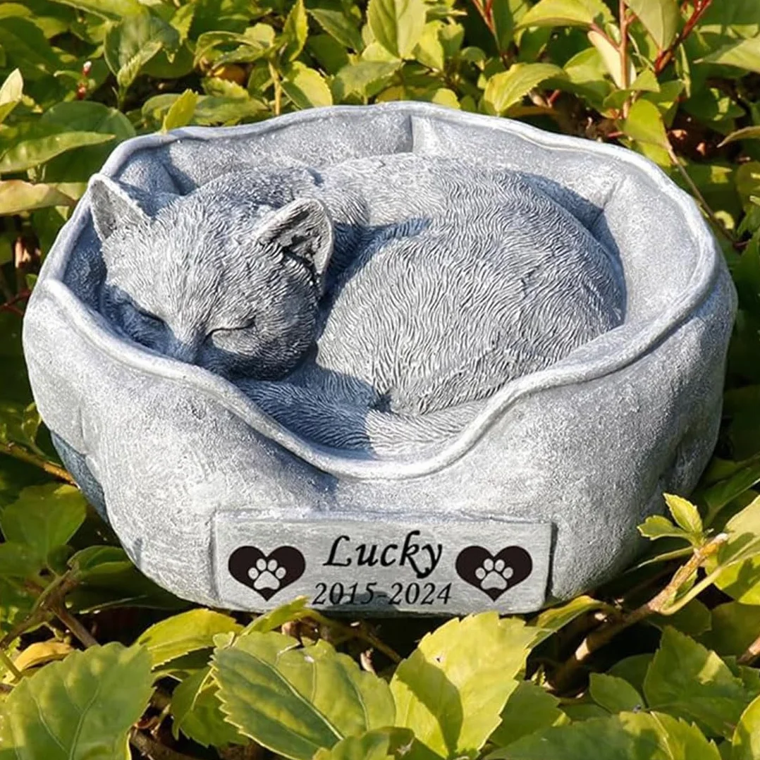 Pietra commemorativa del Gatto Personalizzata Marcatore di Tomba Lapide Giardino Regali Perdita