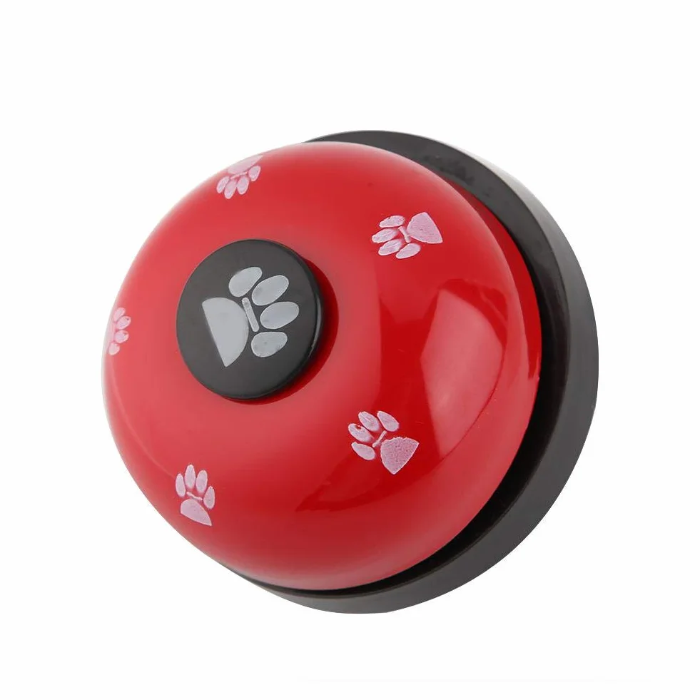 Campanello per Addestramento del Cane, Campanello per Cani Campana per Animale Addestramento Premendo Campana per Chiamata(Rosso)