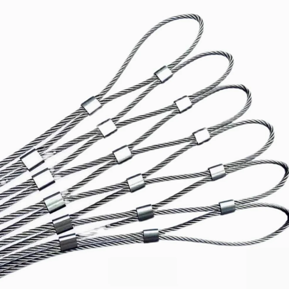 CHENWMZ Rete di Sicurezza in Acciaio Inossidabile Flessibile per Gabbie per Zoo, balconi e Scale, Protezione in Filo Metallico, Rete Rigida e Resistente al Calore, Facile da tagl