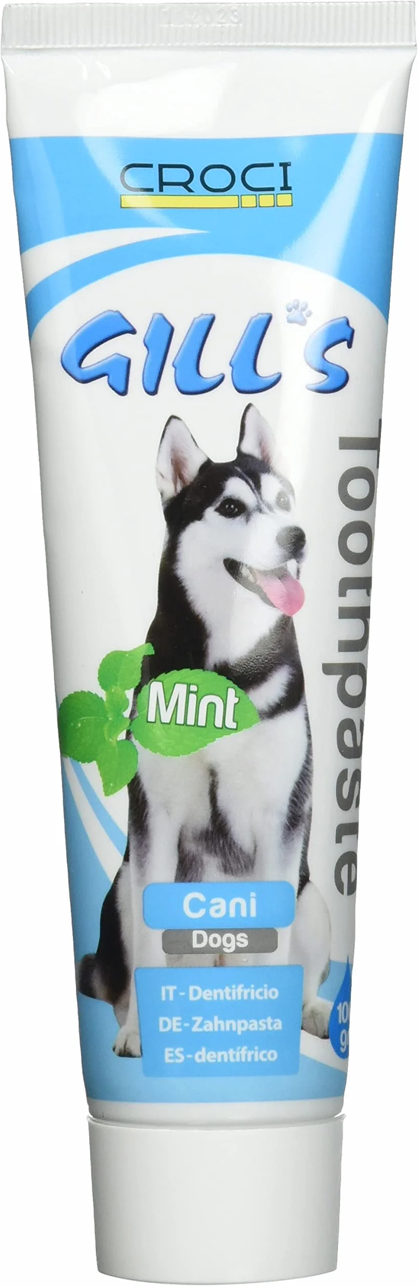 Croci Gill's Dentifricio per cani alla menta pulizia orale igiene 100g