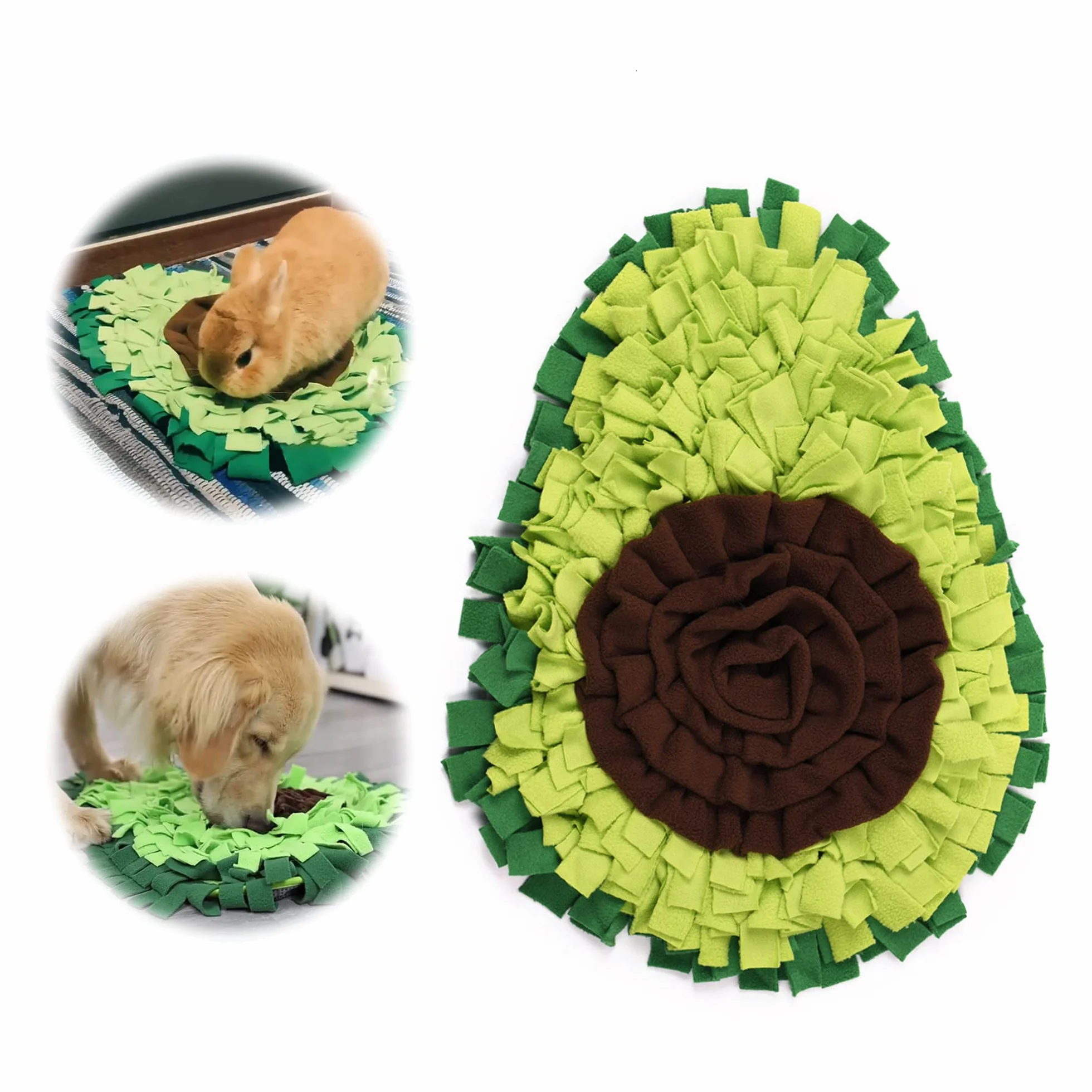 Tappetino Olfattivo Cane Addestramento Mat - Sniffing Tappeto per Cani Dogs Alleviare Lo Stress Dog Feeding Mat, Training Pet Pad Sniffing Tappeto per Cani Dogs Snuffle Stuoia (Grigio)