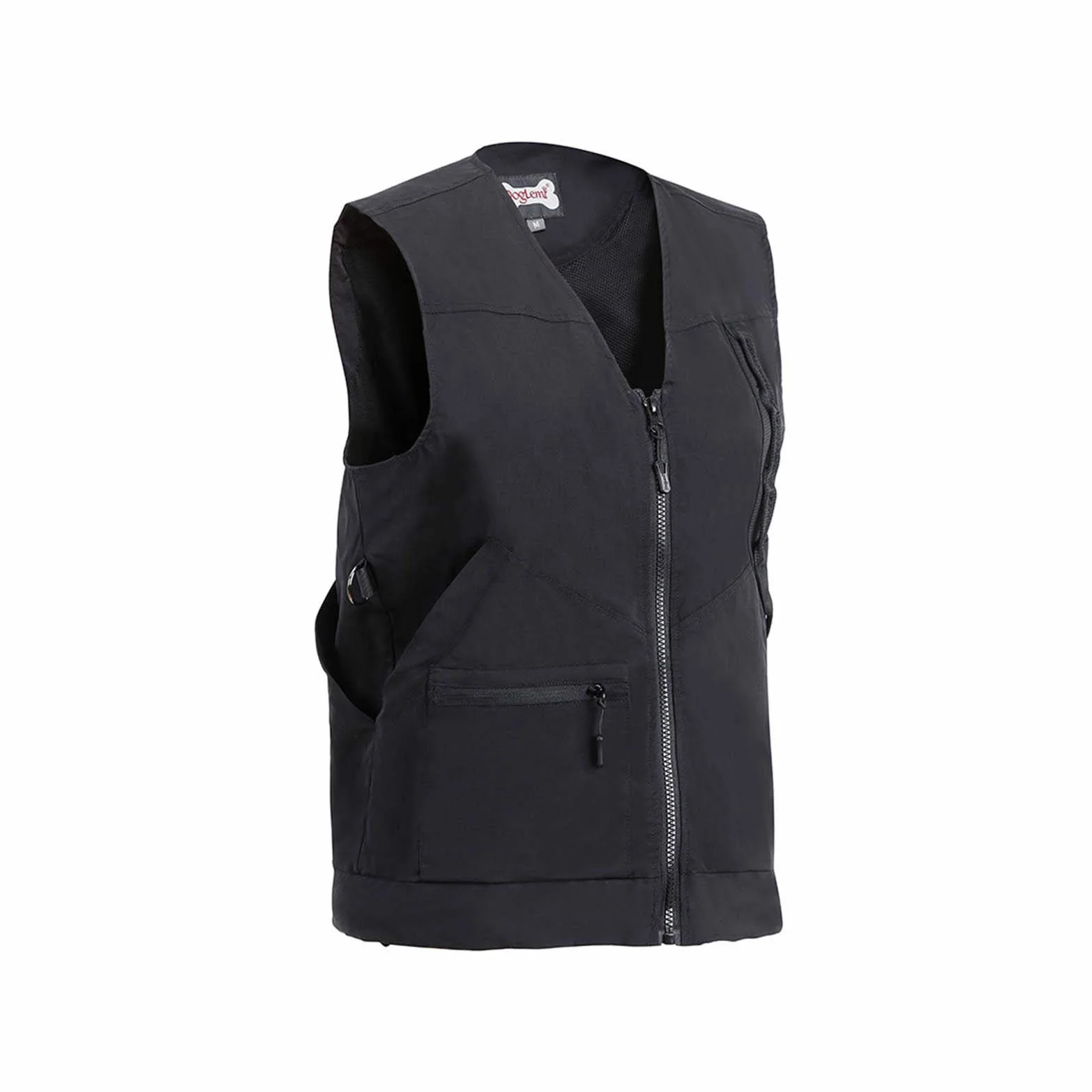 Gilet da addestramento per conduttore di cani - Gilet da addestramento per cani antivento con tasche multiple | Gilet da pesca Gilet estivo con cerniera Gilet senza maniche per foto di caccia Keptfeet