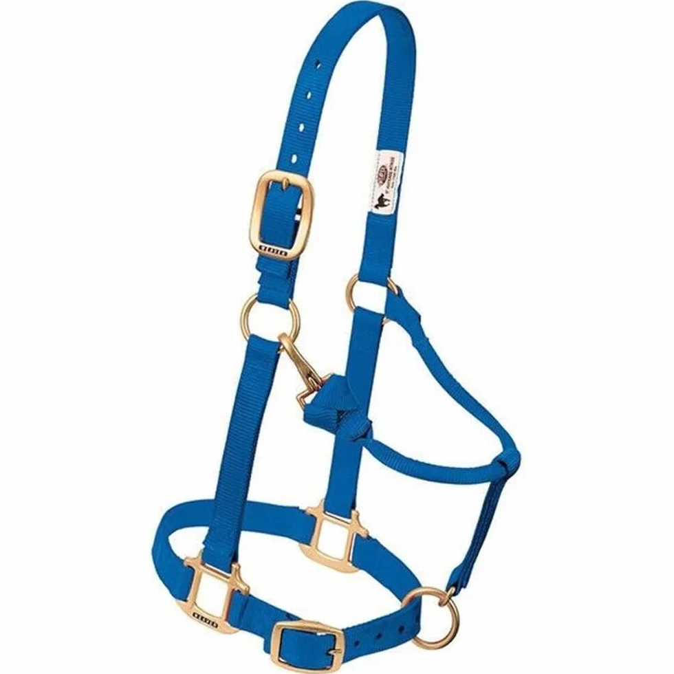 Weaver Leather Cavezza da Cavallo in Nylon Regolabile Originale, da succhiare, Verde Cacciatore
