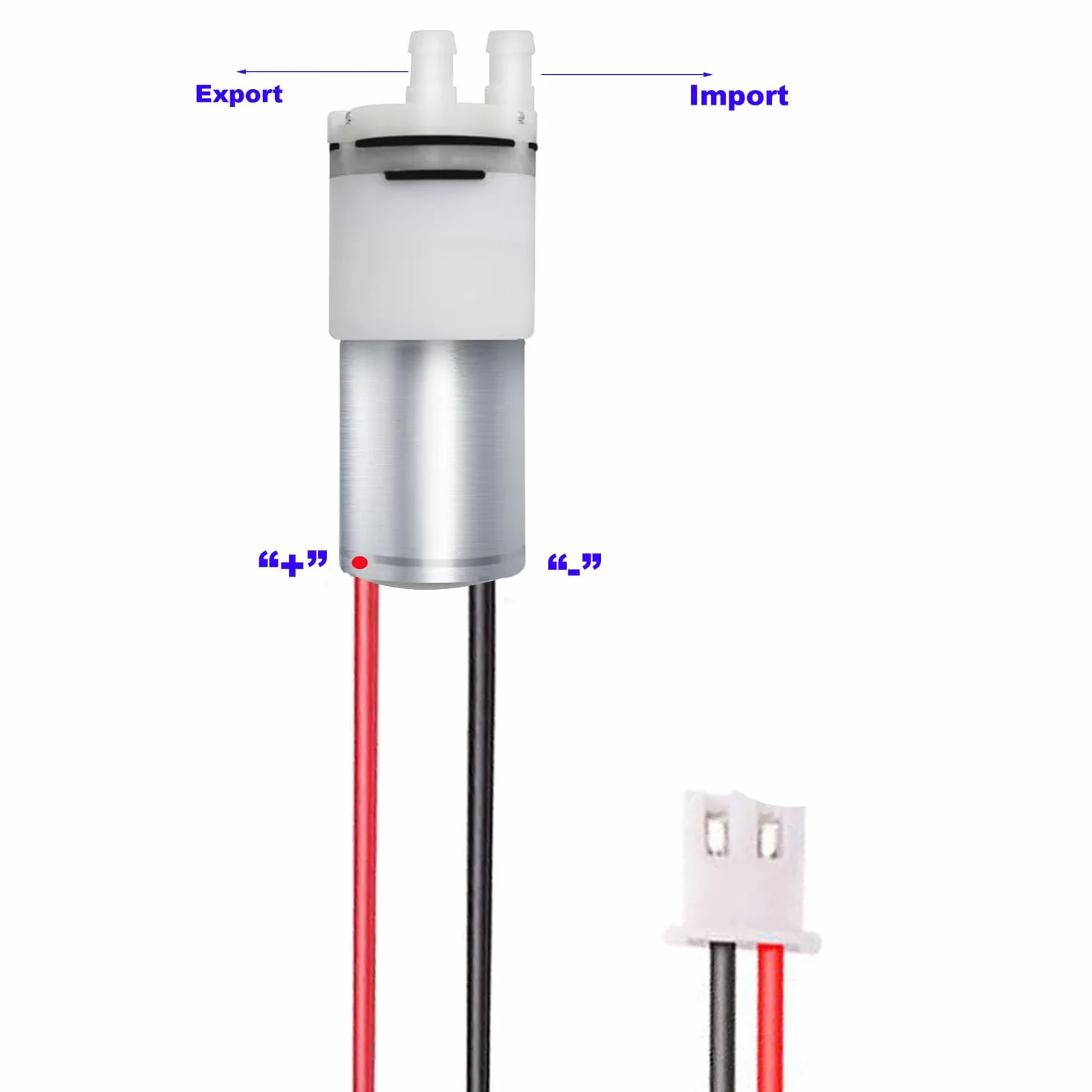 RUNCCI-YUN 2 pezzi DC 12V Mini Elettrica autoadescante Pompa Acqua a Membrana per tè macchina per acquario Aquarium, Fish Tank Fountain（Con terminali precablati）
