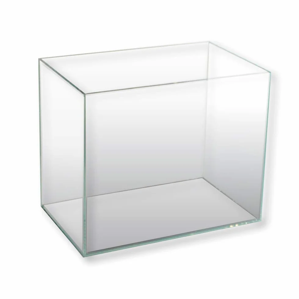 Amtra Nanoscaping - Vasca Acquario 21 Litri - Teca Vetro Extra Chiaro 36x23x26 cm - Vaschetta per Pesci Rossi o Come Tartarughiera Per Tartarughe d'Acqua con Tappetino Ammortizzante Incluso