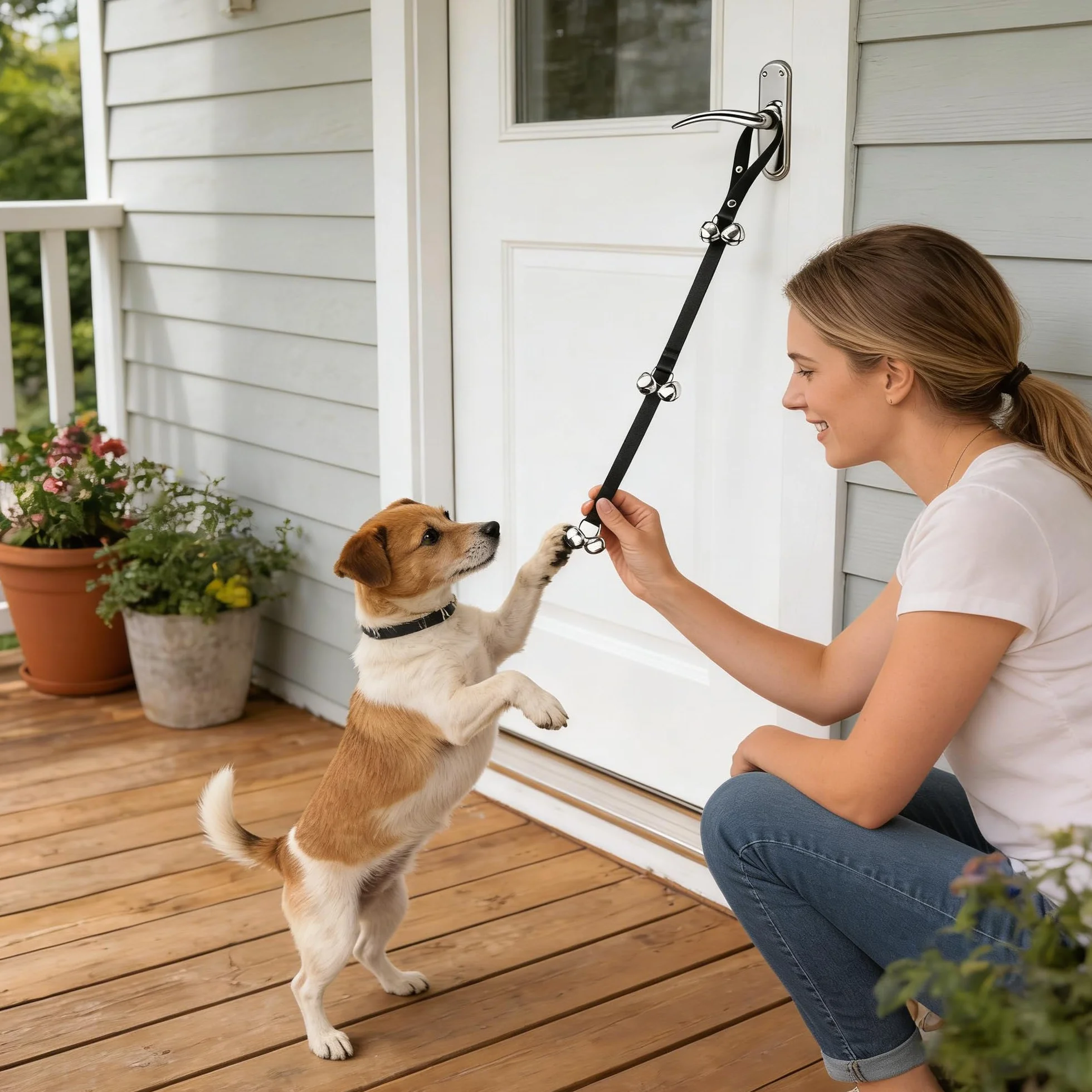 Cane Formazione Campanelli, Cane da Campana del Cane Bells Cucciolo di addestramento del WC, Campanello Interno di addestramento Rosso