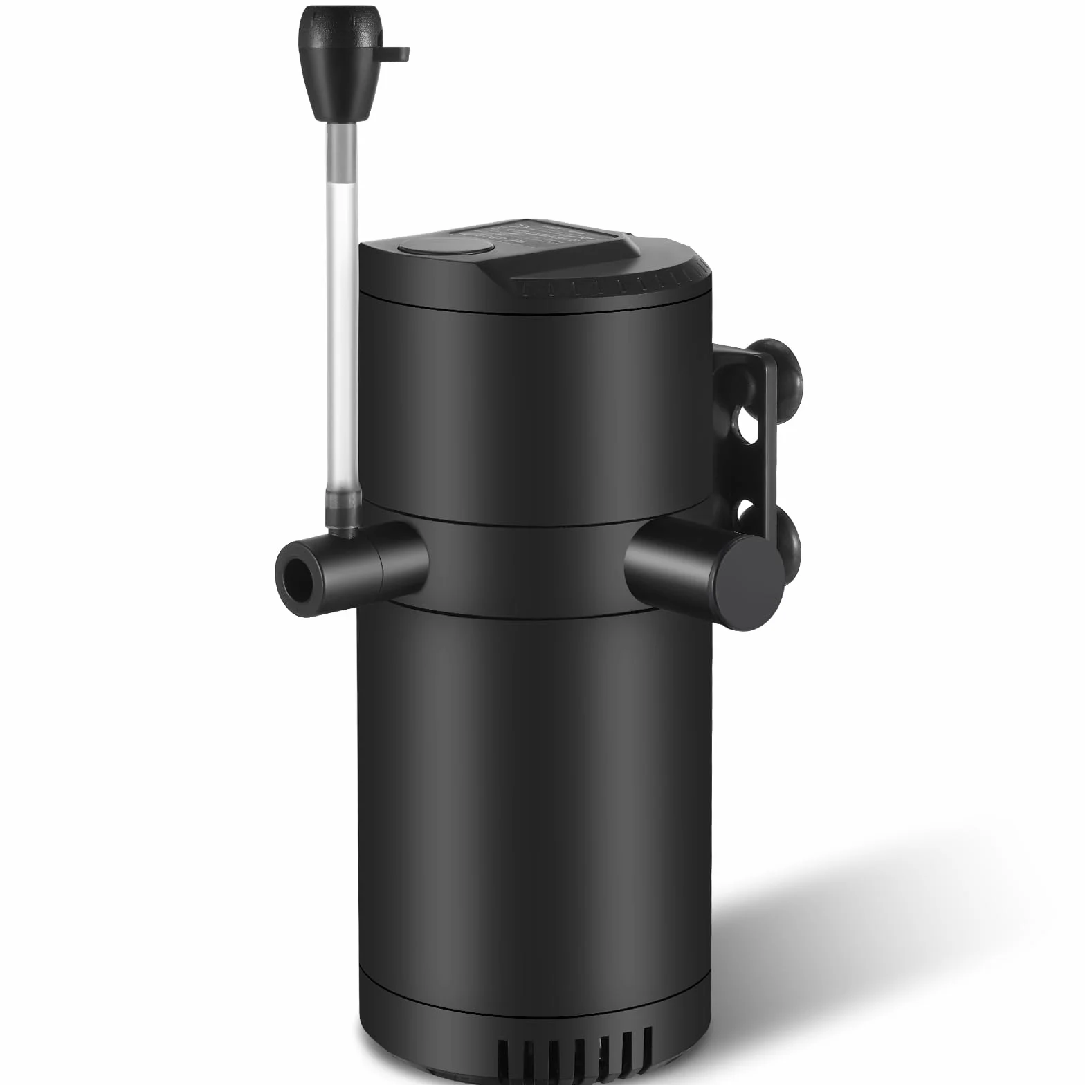 Filtro interno per acquario con flusso da 8 W 500 L/H per acqua pulita, flusso d'aria regolabile, basso rumore, onde e silenzioso