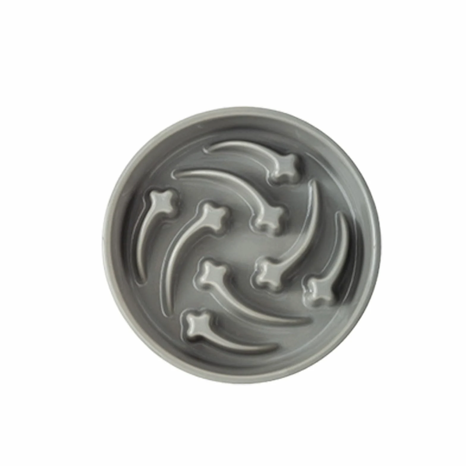 Mangiatoia antiscivolo per animali domestici con base antiscivolo per cani e gatti ciotola in ceramica antiscivolo per mangiare lentamente ciotola per cani e cani di piccola taglia