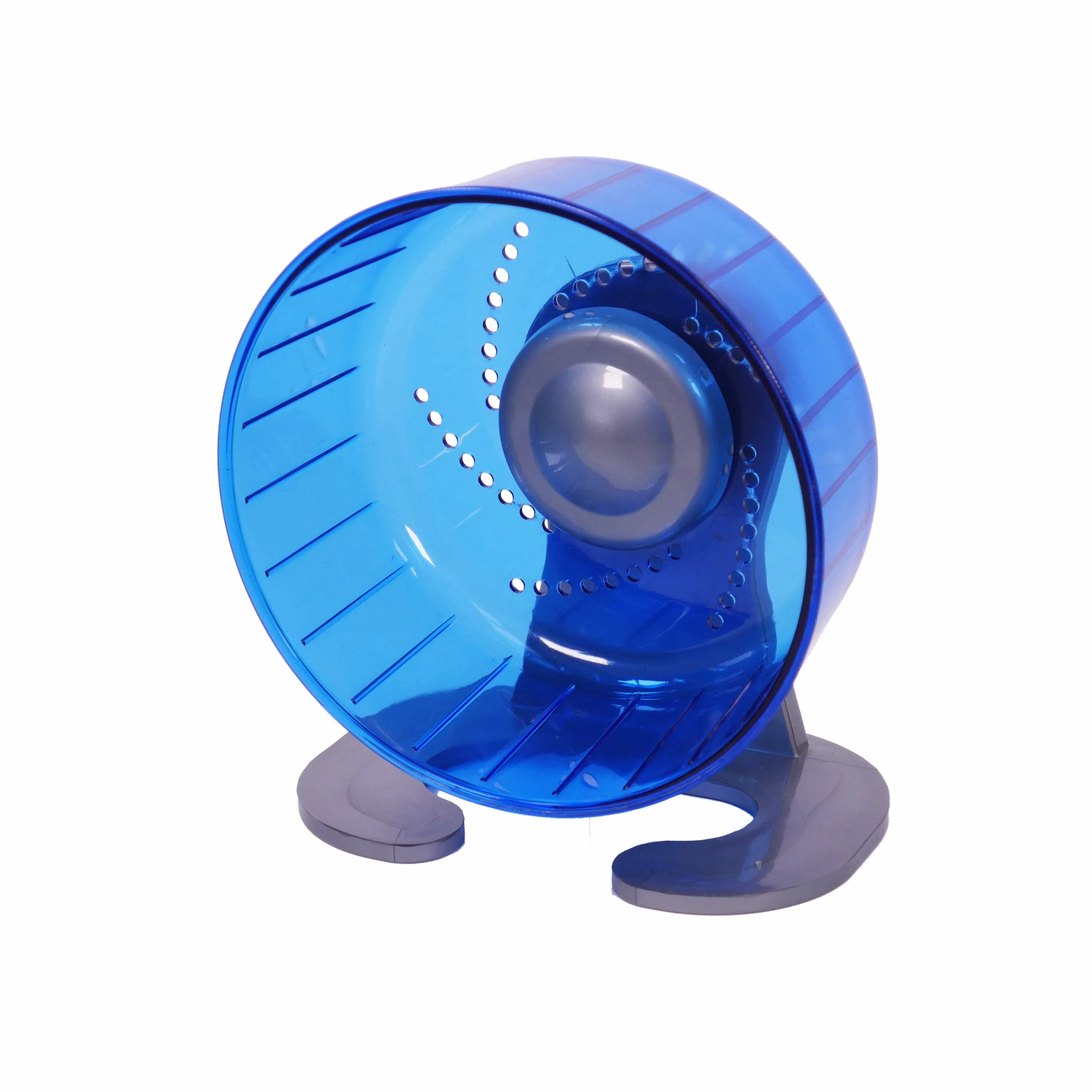 Rosewood Pico - Ruota per criceti con Supporto, Colore: Blu