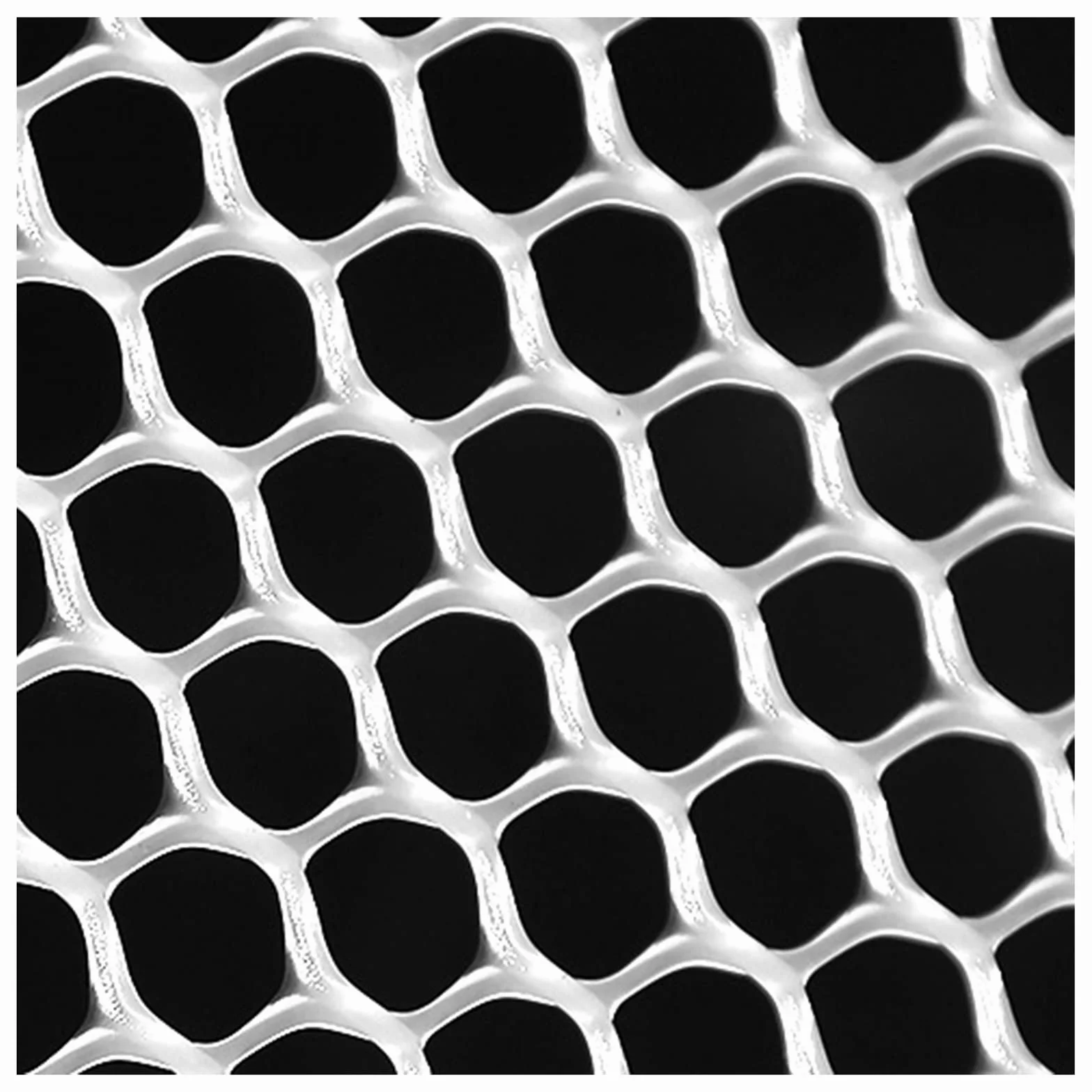 Rete per recinzione da giardino in plastica bianca, rete di protezione per conigli e gatti, per uso esterno, disponibile in lunghezze da 5 a 30 m, dimensioni: 1,2 x 10 m