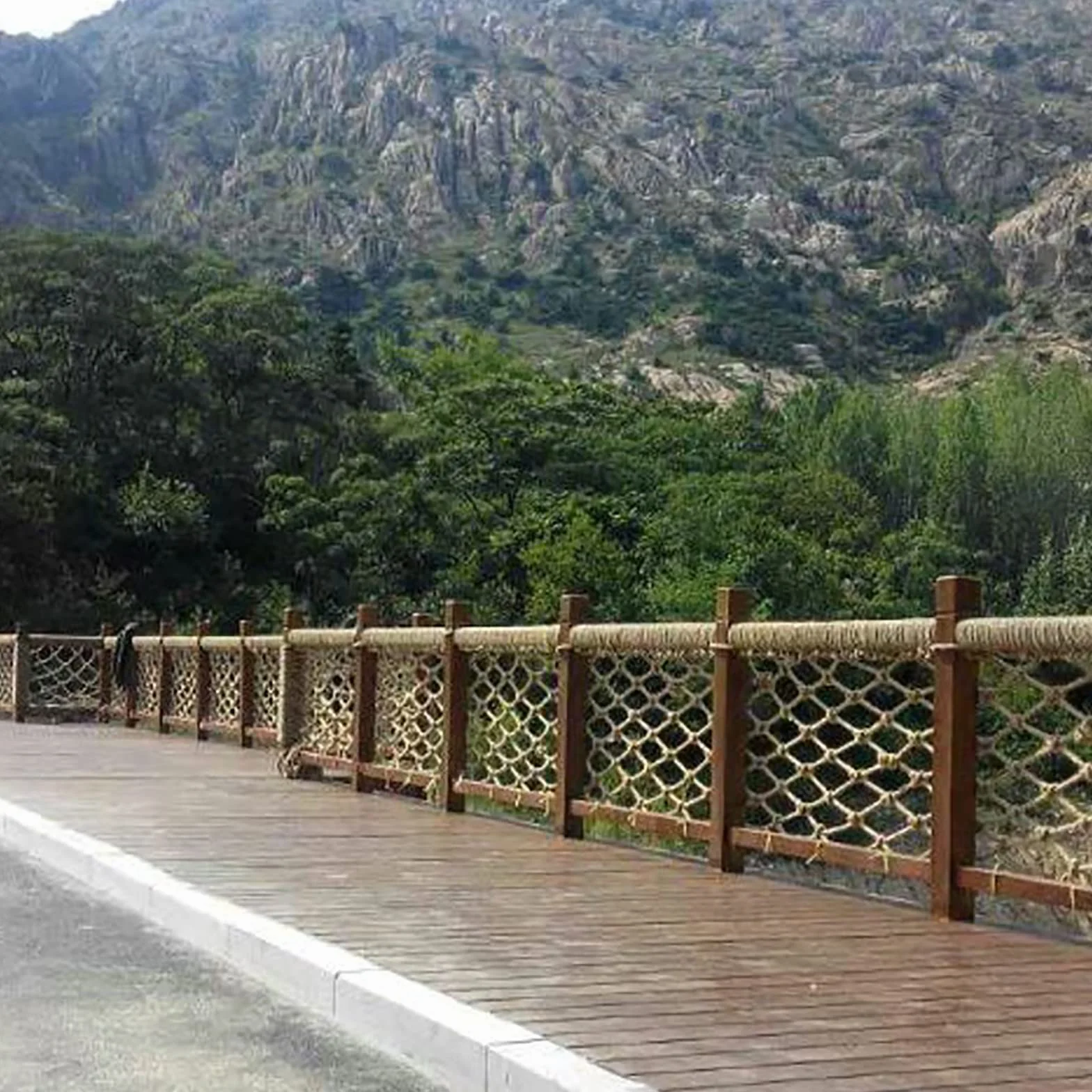 Rete Tessuta A Mano, Rete di Corda, Rete di Sicurezza, Larghezza della Rete 10 Cm, Spessore della Corda 6 Mm, Varie Dimensioni Sono Disponibili(Size:2x2m)
