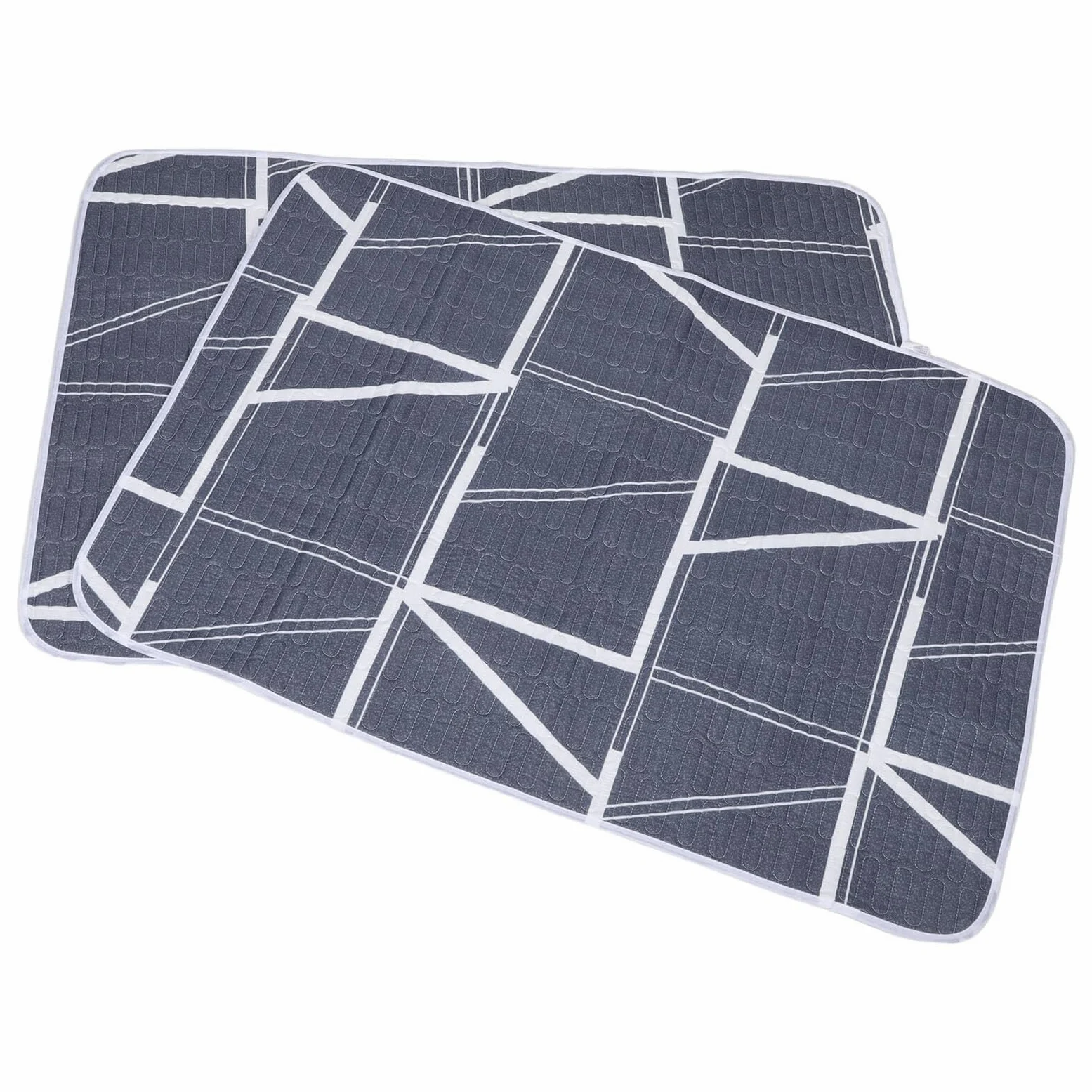 2 Tappetini Lavabili per Animali Domestici 80X120 CM Cuscino Assorbente Traspirante e per Cani e Gatti Tappetini Riutilizzabili per Addestramento e Uso Interno ed Esterno