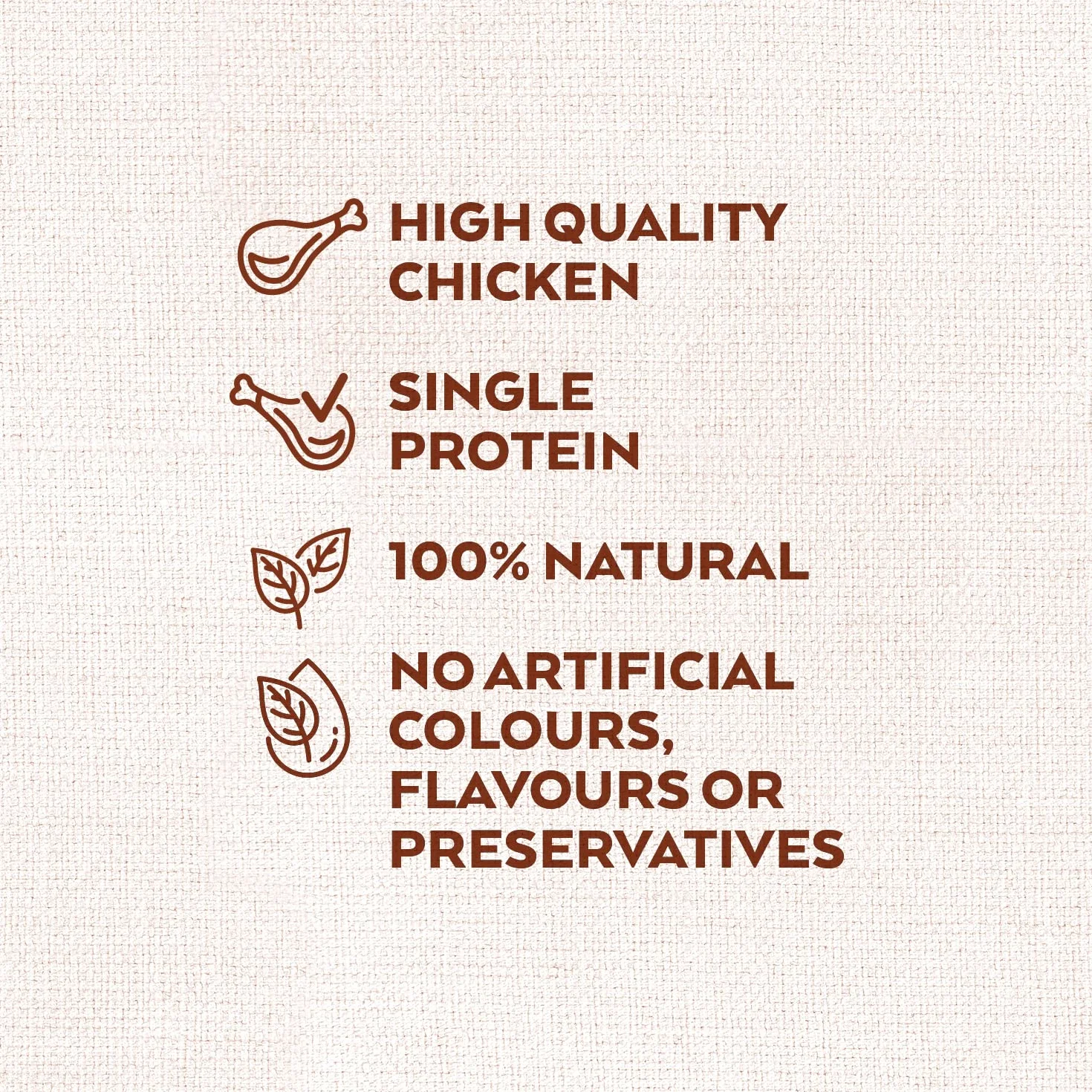 Nature's Variety - Freezed Dried - Cubi di carne di pollo disossata liofilizzati per cani - Confezione da 6 x 50 g - Totale 300 g