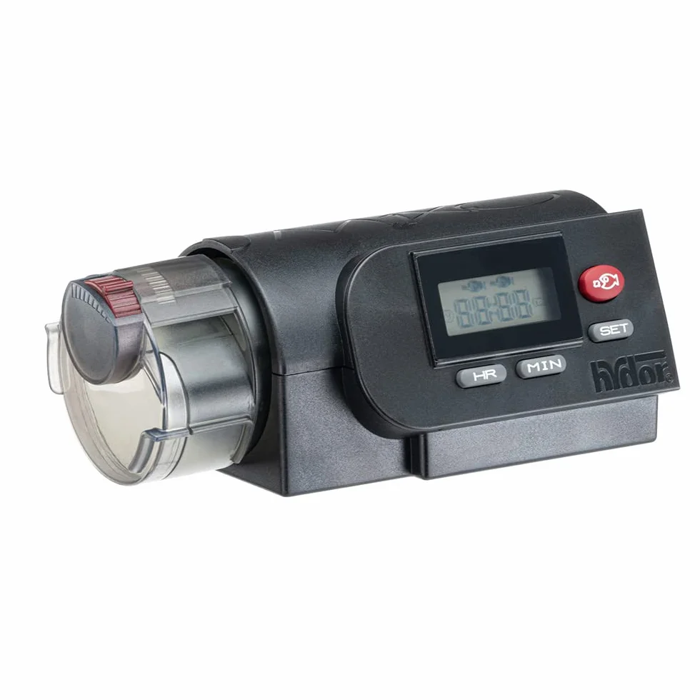 Hydor Mangiatoia Automatica Digitale per Acquari MIXO, 90 ml, Programmabile, Max 2 Somministrazioni