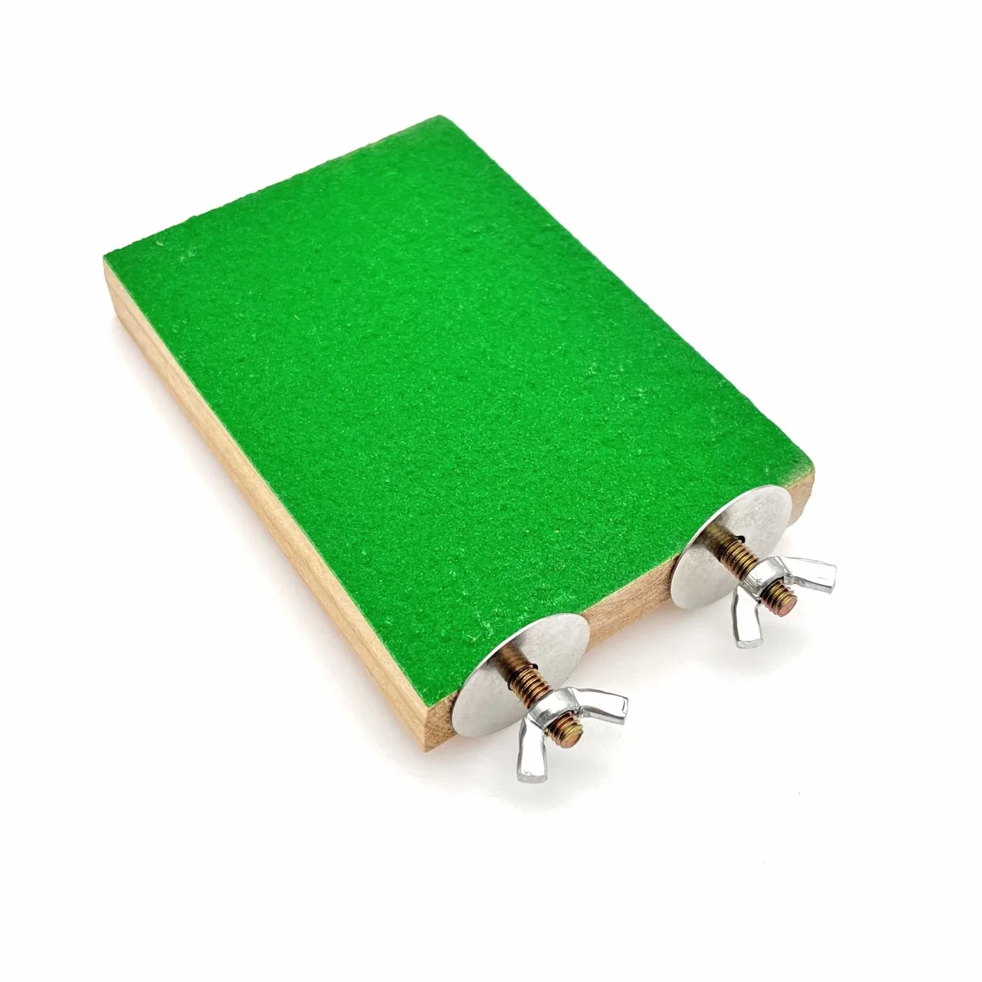 JZK Verde trespolo legno piatto per pappagalli, piattaforma pappagallo, posatoio limaunghie per pappagallino, canarini, calopsitte, piccioncini, criceti, gabbietta giocattolo per uccellini