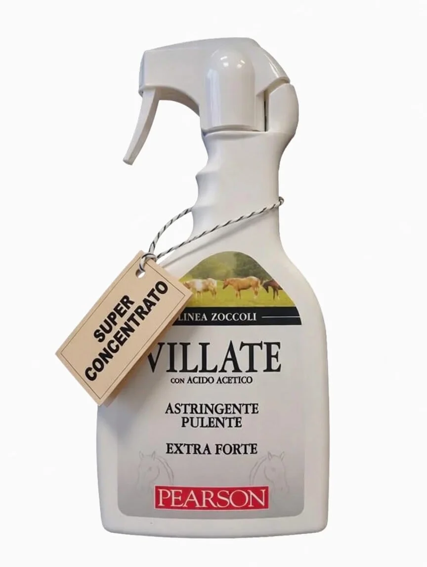 Pearson Villate Spray per Zoccoli Cavallo 700 ml Lozione Azzurra Extra Forte Anti-Marcimento