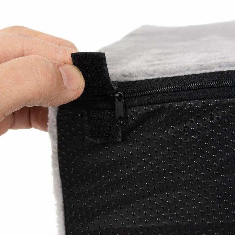 Scala per animali domestici Stepway | montaggio semplice | altezza: 30 cm | gradini resistenti al battistrada, pratico aiuto per salita stabile e antiscivolo, rivestimento rimovibile e lavabile