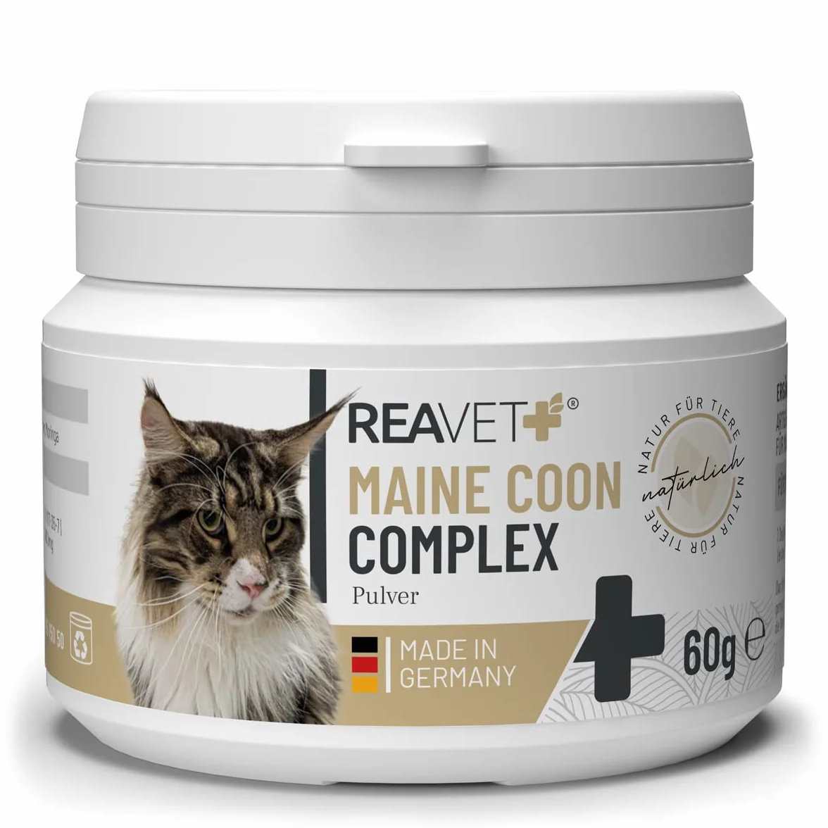 ReaVET Maine Coon Complex, mangime speciale per gatti di grossa taglia – Main Coon Feed Maine Coon, mangime Maine Coon, alimentazione completa adatta alla specie