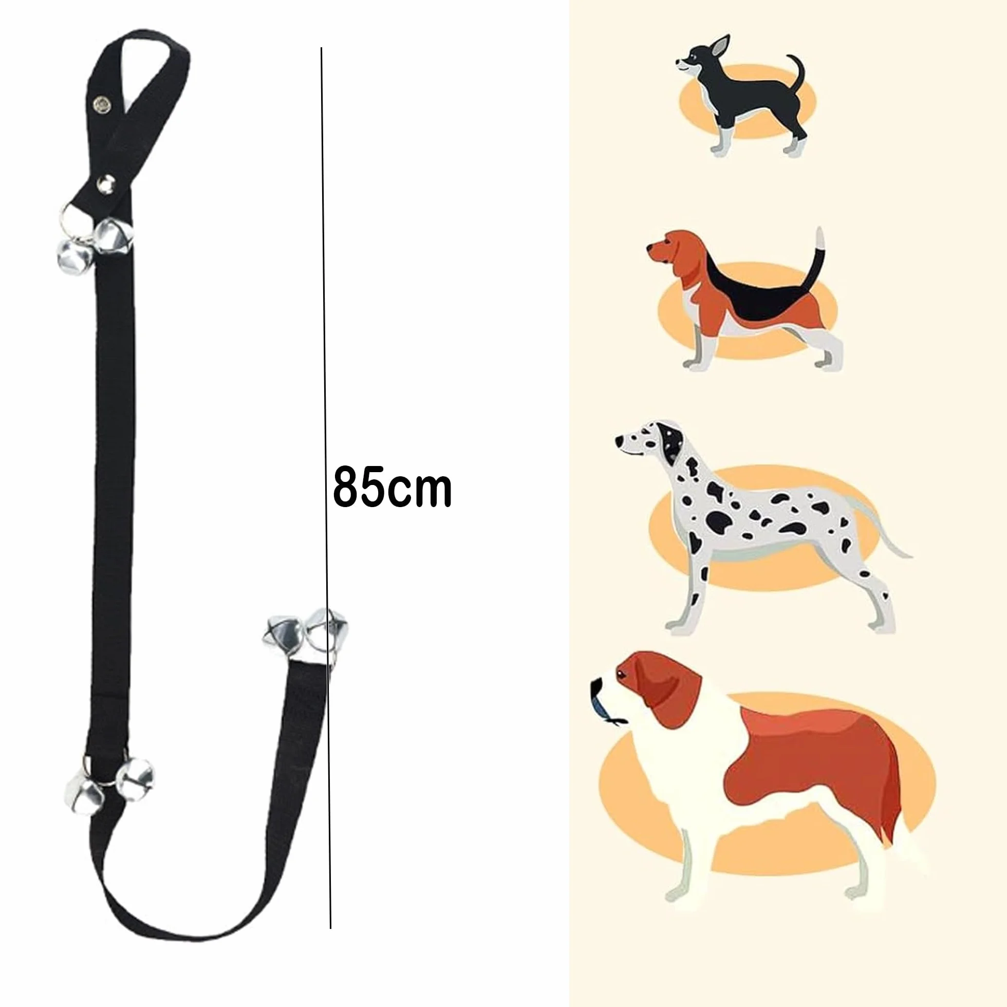 Cane Formazione Campanelli, Cane da Campana del Cane Bells Cucciolo di addestramento del WC, Campanello Interno di addestramento Rosso