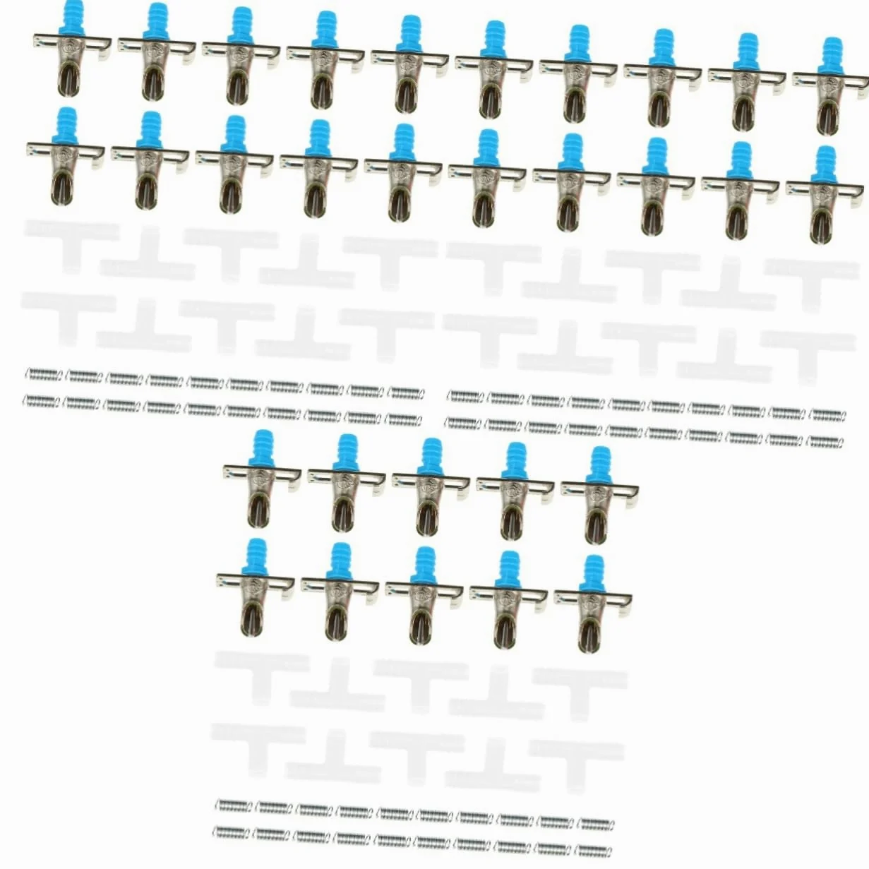 VANZACK 30pezzi Distributore Automatico Per Conigli Abbeveratoio Con Doppia Molla Facile Da Installare e Resistente Per Piccoli Animali Design Splash Struttura Durevole