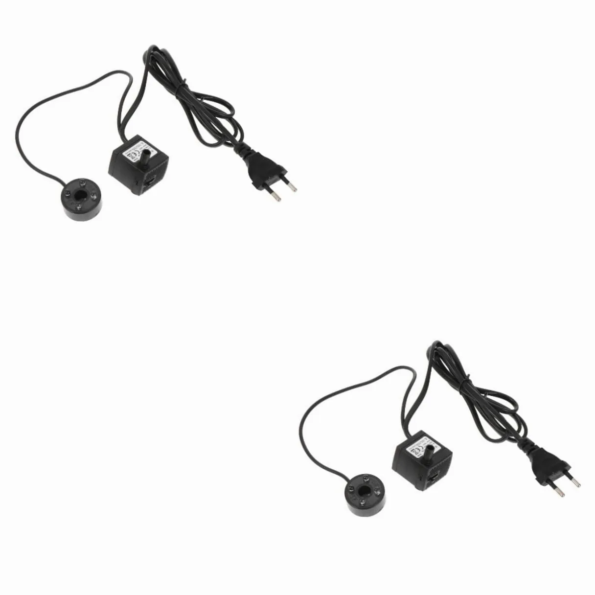 ERINGOGO 2 Pezzi Pompa Submersibile Silenziosa Regolabile e Illuminazione LED per Acquari e Fontane Decorative