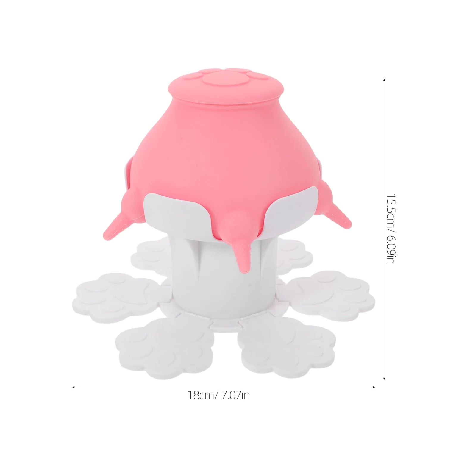 TOYANDONA Biberon per Gattini e Cuccioli Regolabile in Altezza Alimentazione Naturale in Silicone Leggero Set per Allattamento e Abbeveraggio Multiplo per Animali Domestici Giovani