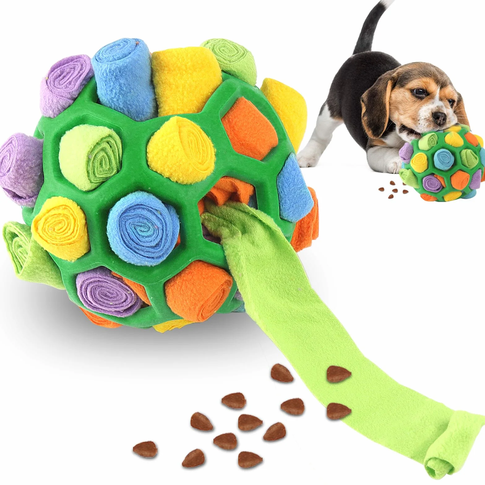 BINYI Tappetino Snuffle Mat per Cani Giochi Interattivi per Cane Indistruttibile Giocattoli Palla da Fiuto per Cani Addestramento