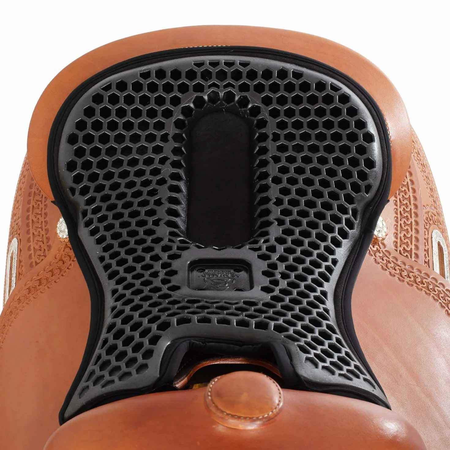 ACAVALLO COPRISEGGIO WESTERN (ORTHO-COCCYX WESTERN) IN GEL CON DRI-LEX (NERO)