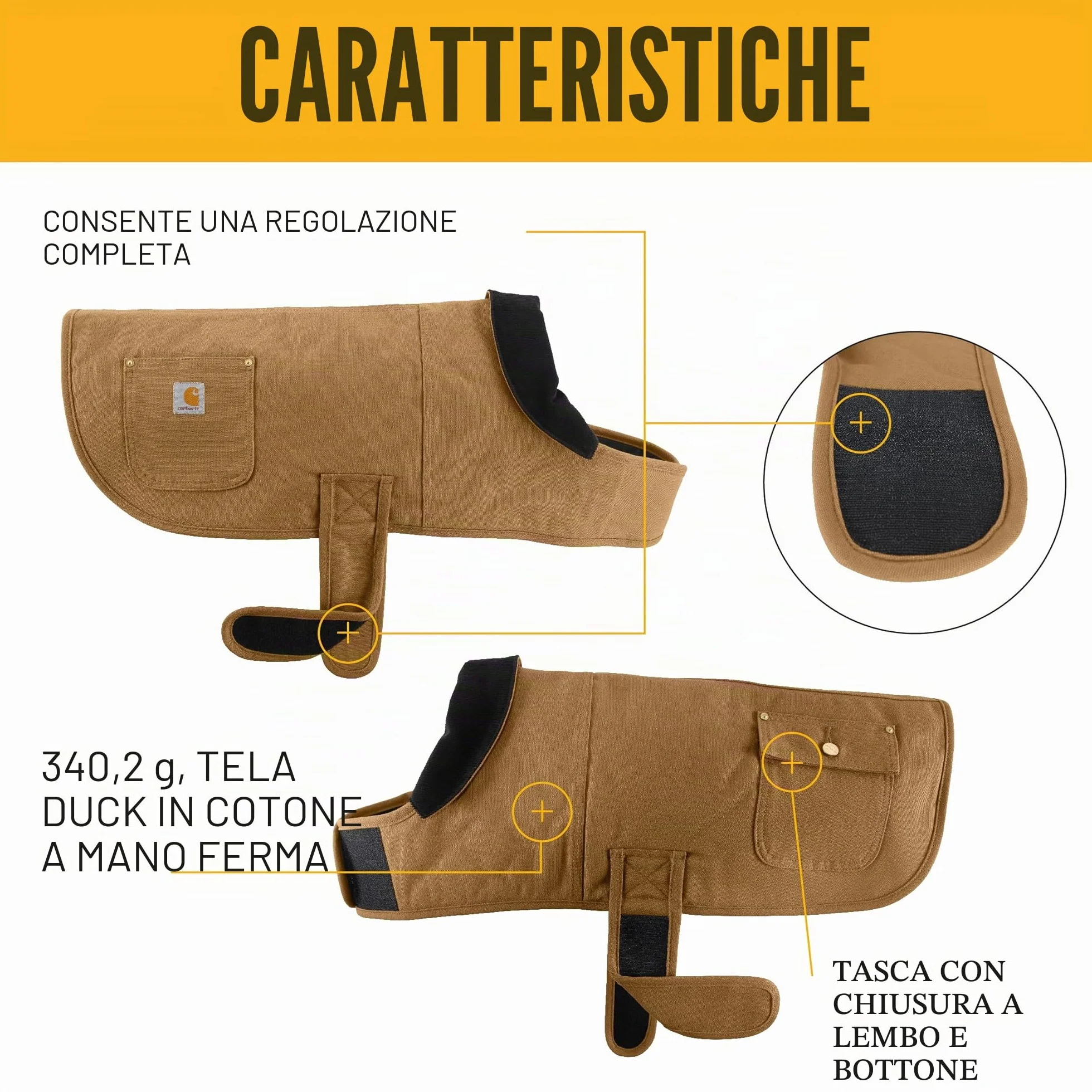 Carhartt Cappotto Chore, Marrone Carhartt, S