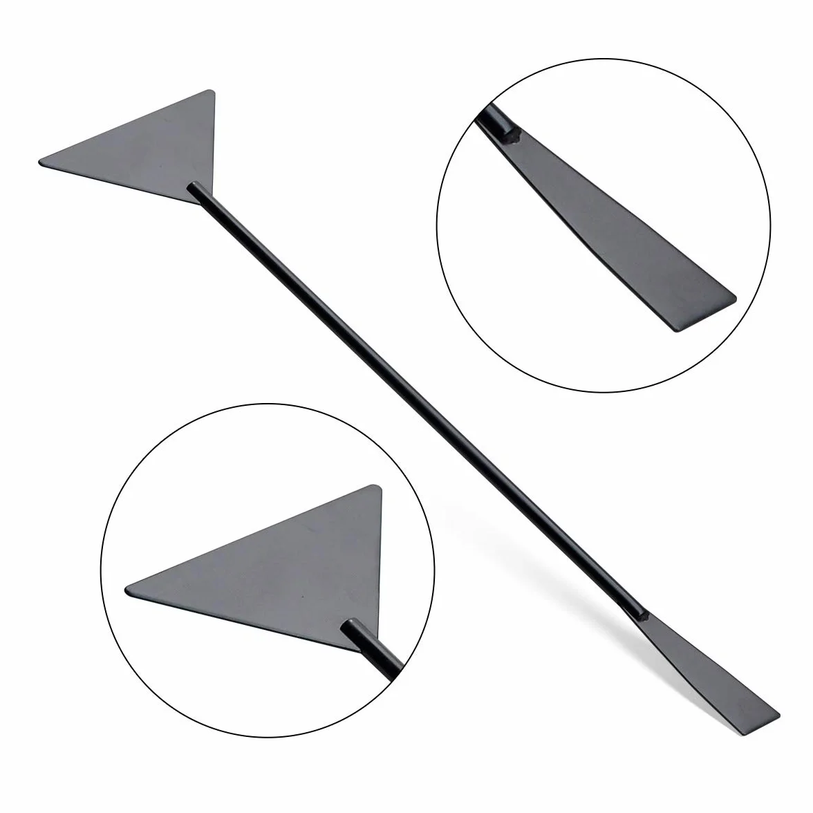 Kit 5 in 1 per acquario con forbici dritte e curve, spatola substrato, pinzette dritte e curve, set di attrezzi per piante acquatiche in acciaio inox, con supporto e custodia