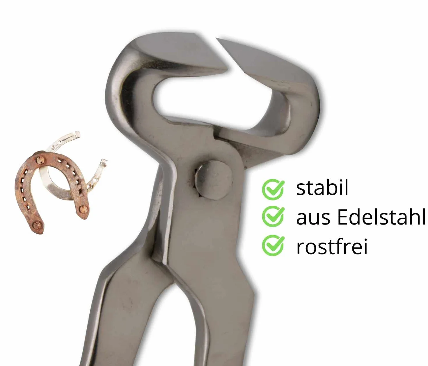 AMKA, pinza per tagliare gli zoccoli speciale, da 37,5 cm, in acciaio inox, per la cura degli zoccoli