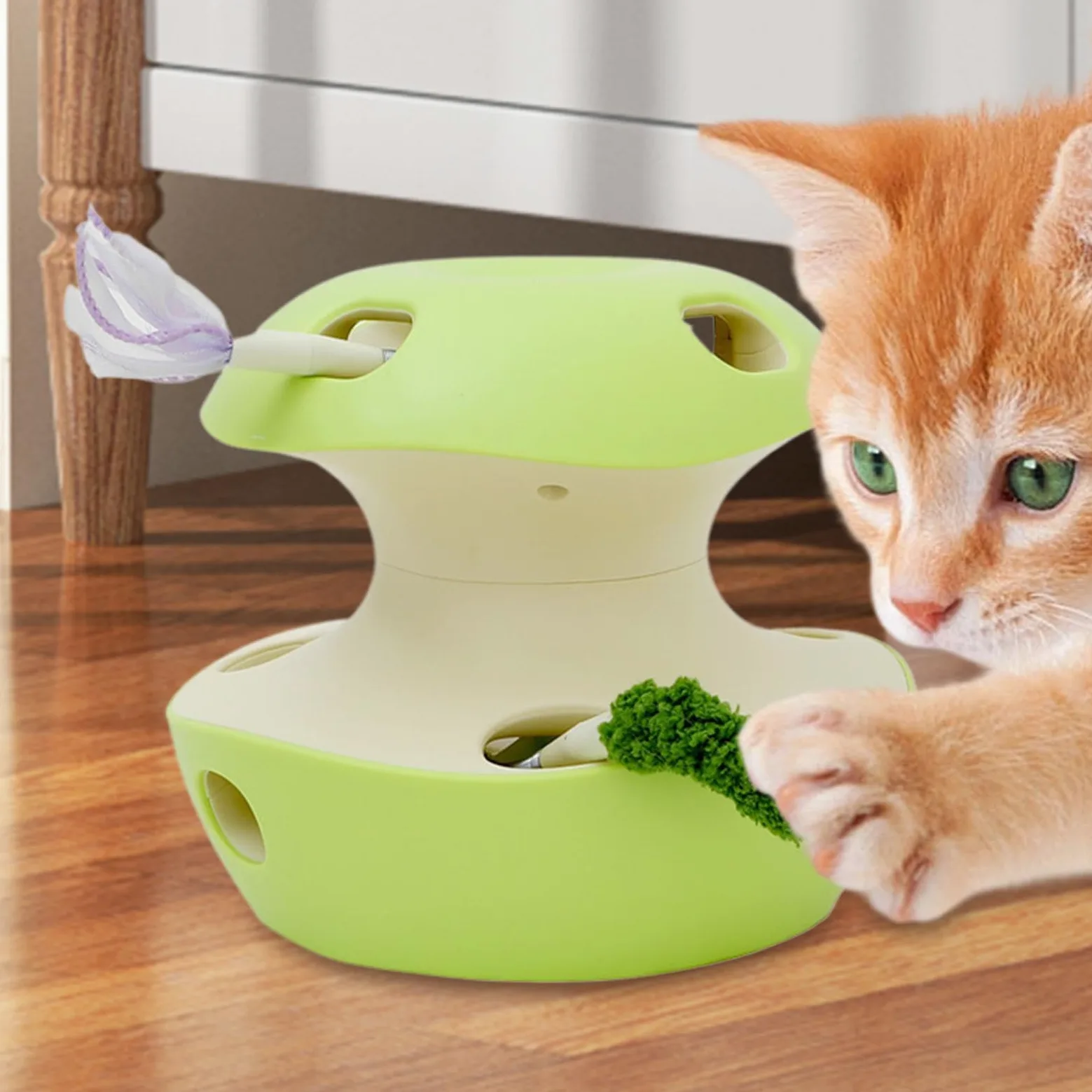 Giocattolo Puzzle per Gatti Giocattolo Enigmistico Interattivo per Gatti | Stimolazione Mentale Animali Domestici per Esercizio Indoor, dallo Stress, Intrattenimento e