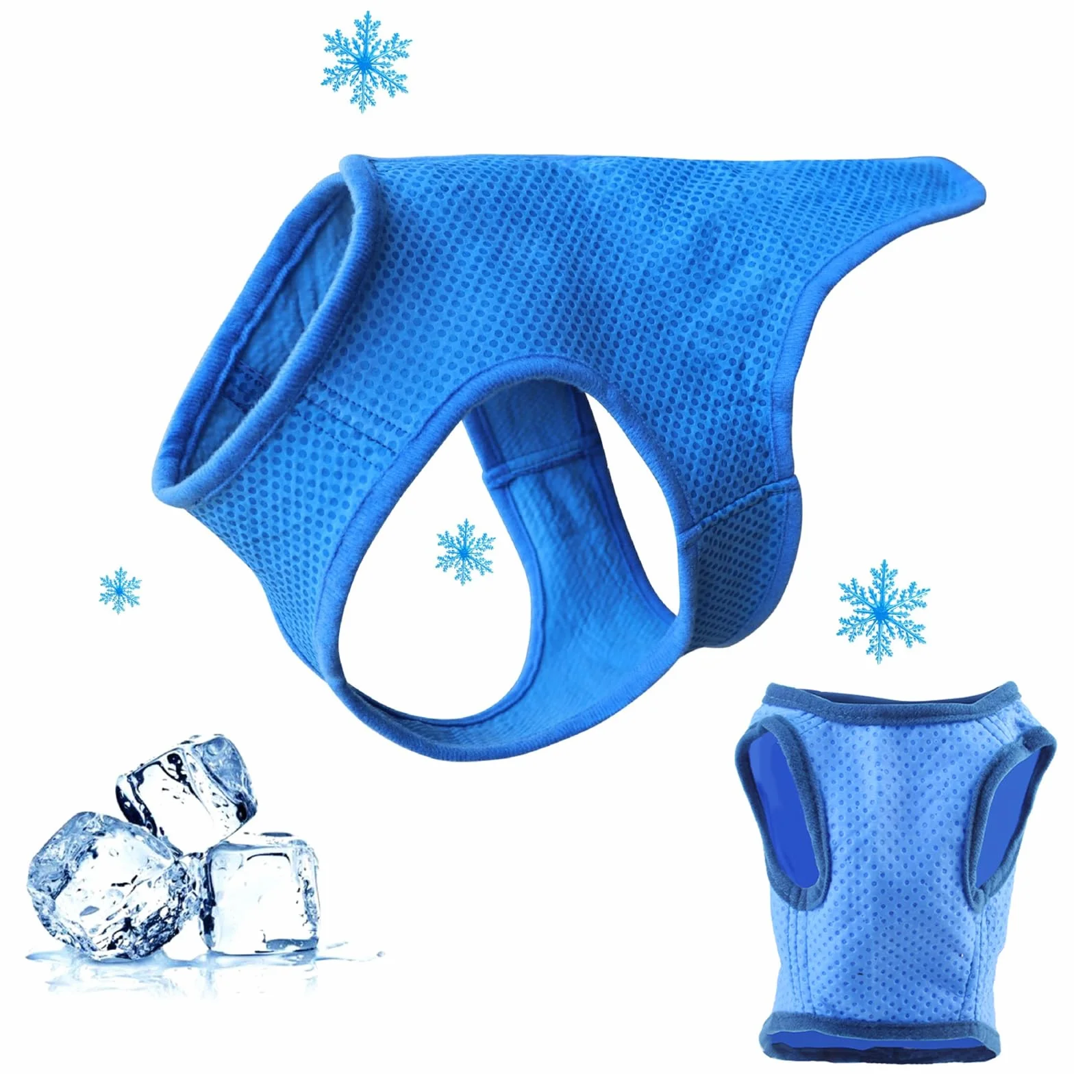 TYXHXTF Gilet di raffreddamento per Cani, Cappotto Rinfrescante Animali Domestici, Proteggere dal Caldo per Cani di Taglia Media Piccola (M)
