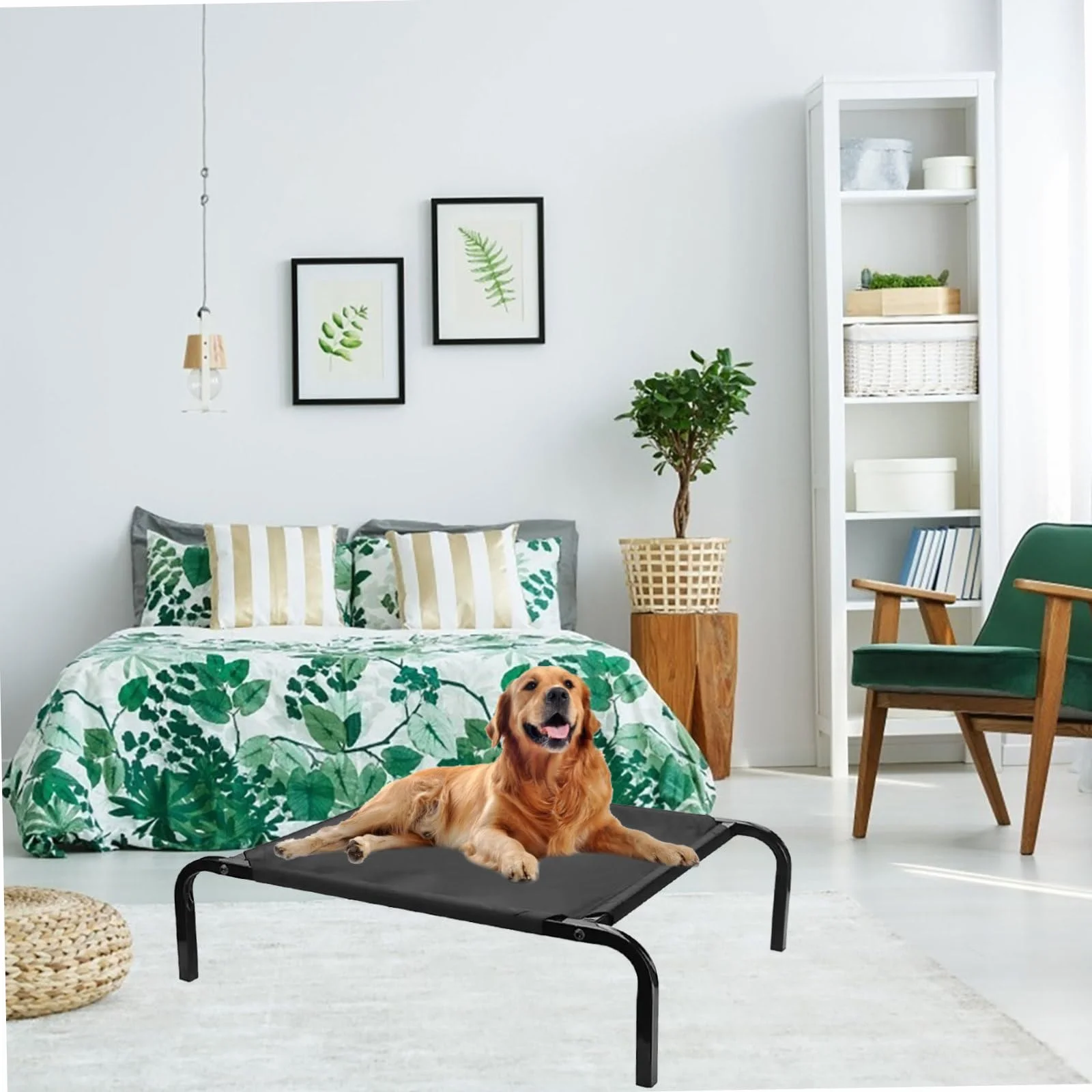 Milisten Copertura Telo Ricambio Letto Rialzato Per Cani Traspirante 42.91X29.53In Letto Per Cuccioli Amaca Staccabile Facile Da Montare Per Interni Esterni