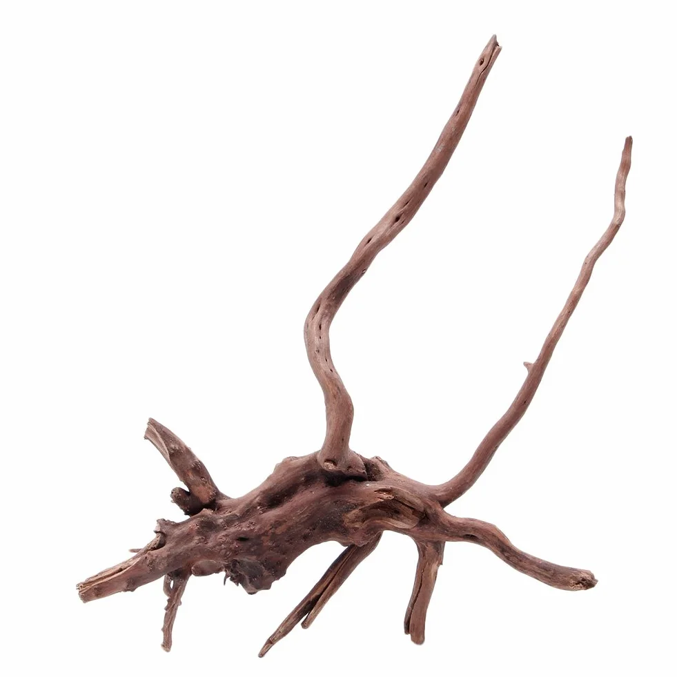 Driftwood per decorazione dell'acquario, tronco naturale in legno, albero di legno naturale, pesci d'acquario per la decorazione di piante da serbatoio ornamento